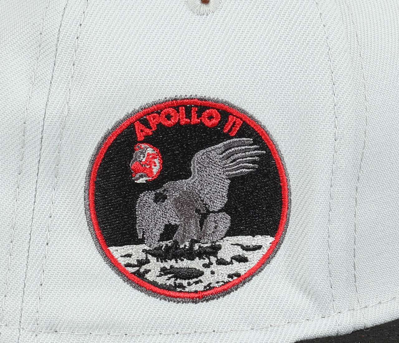 Houston Astros MLB Apollo 11 Sidepatch Snowgray Black 59Fifty Basecap New Era