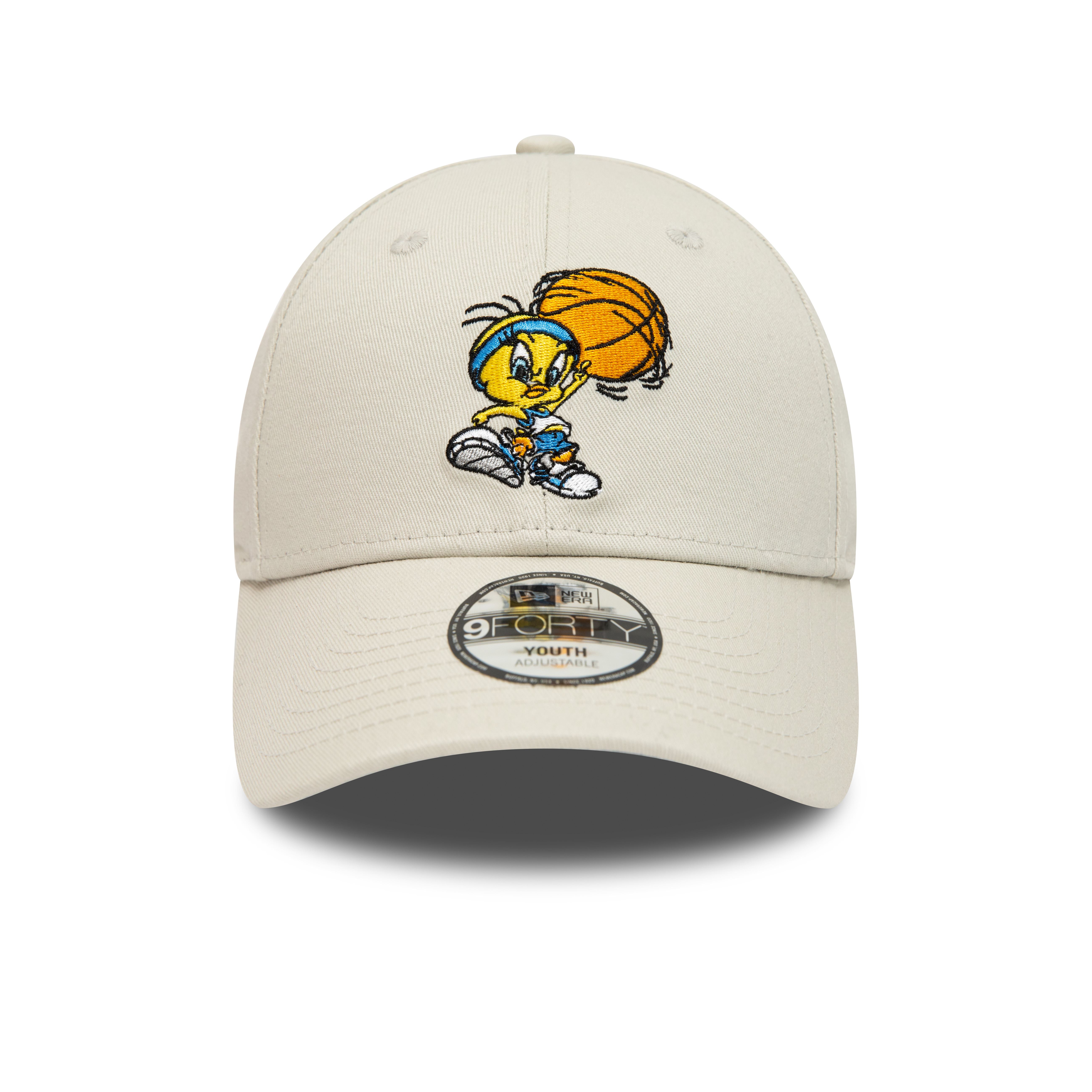 Tweety Looney Tunes Character Sporty Beige 9Forty Adjustable Cap for Kids New Era