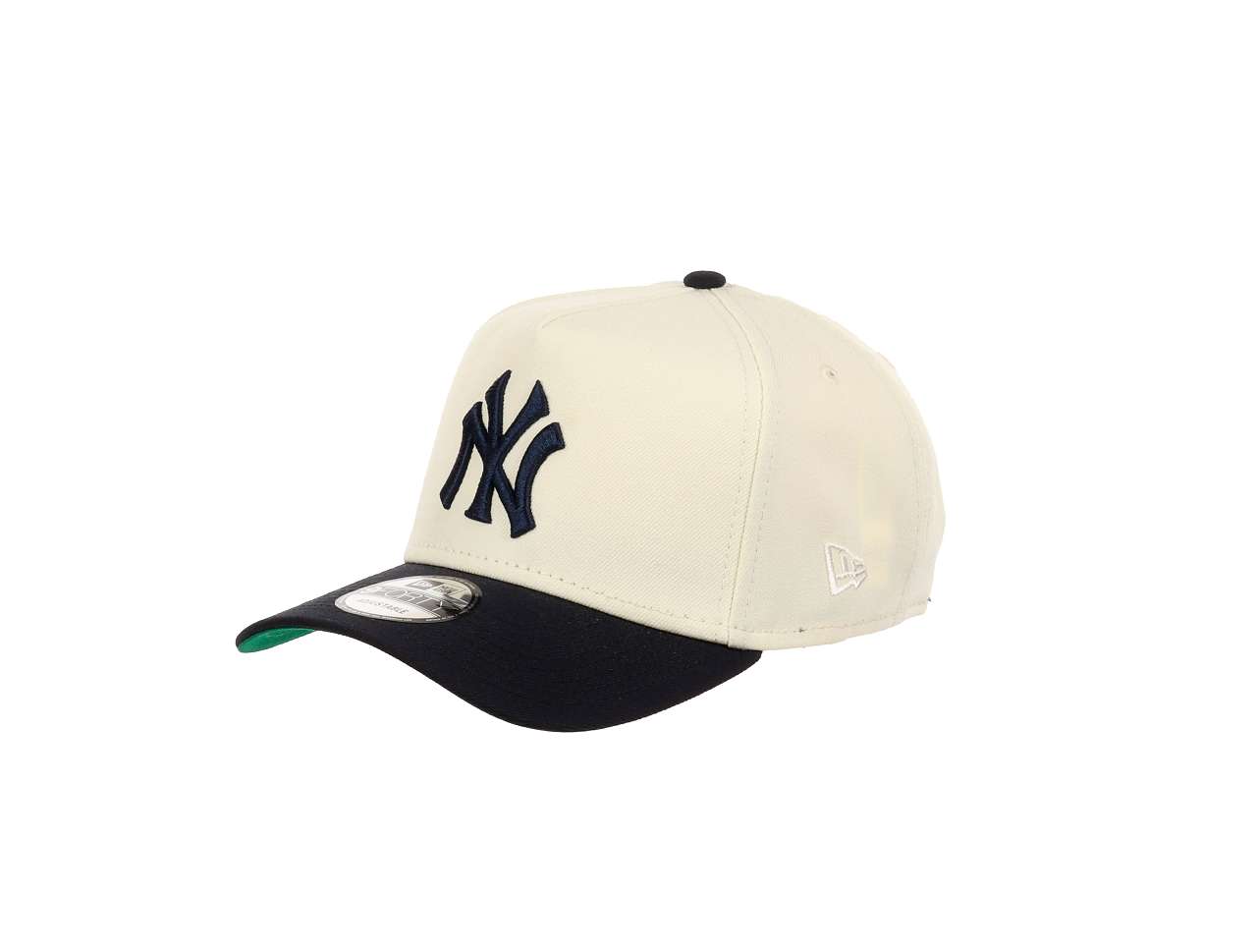 New York Yankees MLB 50th Year Sidepatch Cooperstown Chrome Black 9Forty A-Frame Snapback Cap New Era
