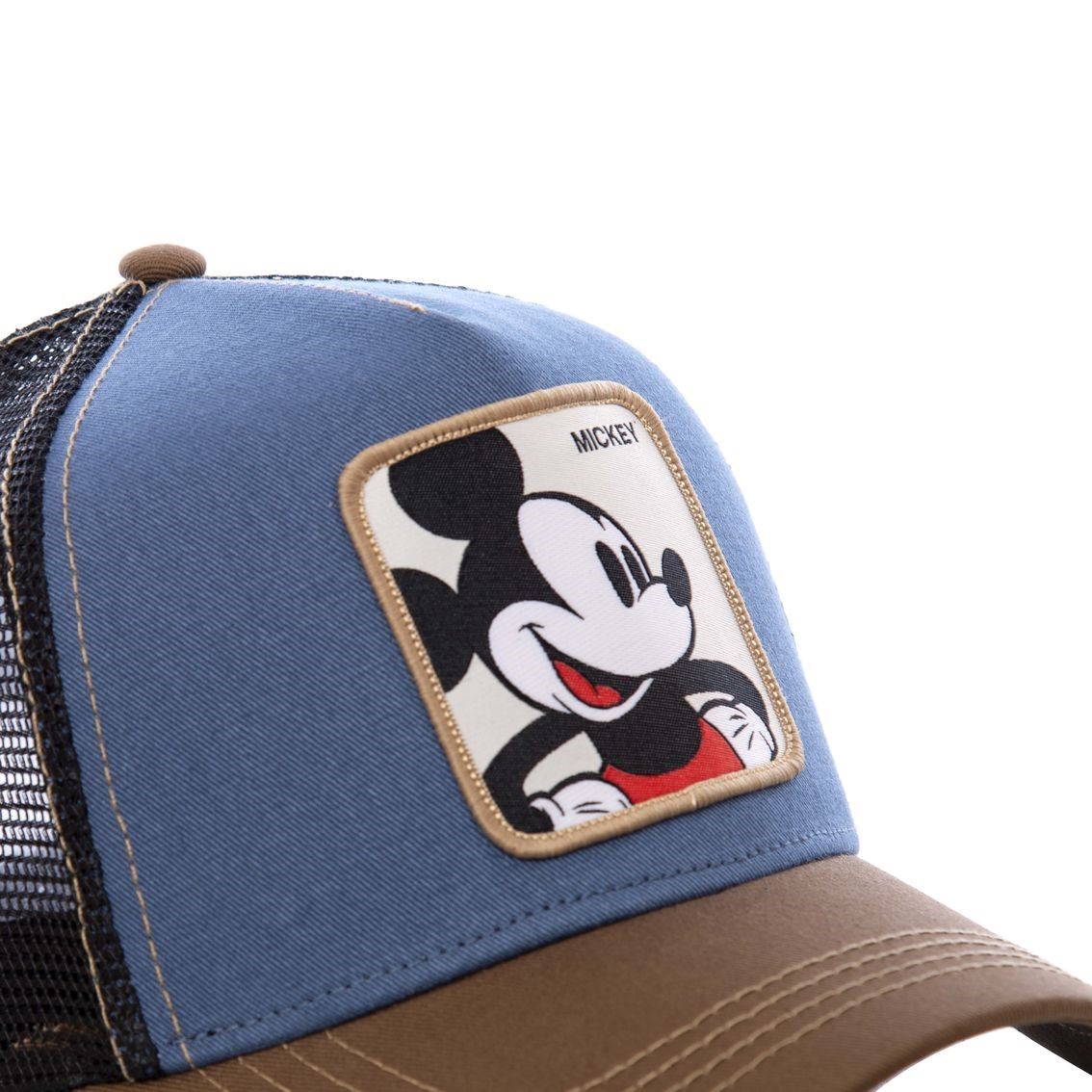 Mickey Mouse Walt Disney Blue Brown Trucker Cap Capslab