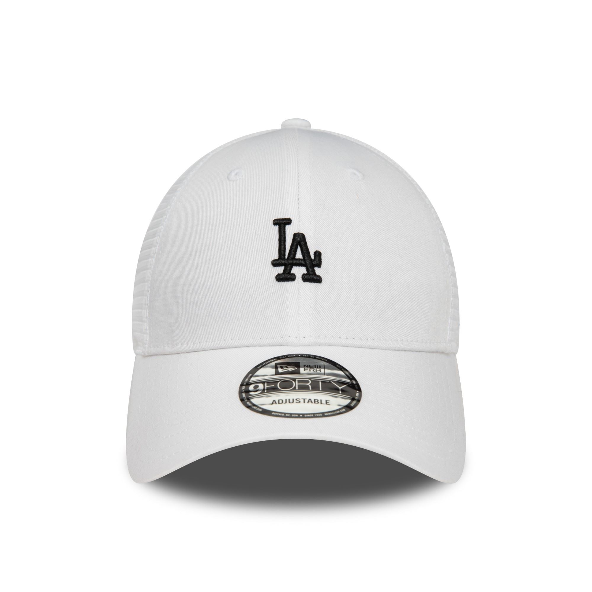 Los Angeles Dodgers MLB Home Field White 9Forty A-Frame Adjustable Trucker Cap New Era