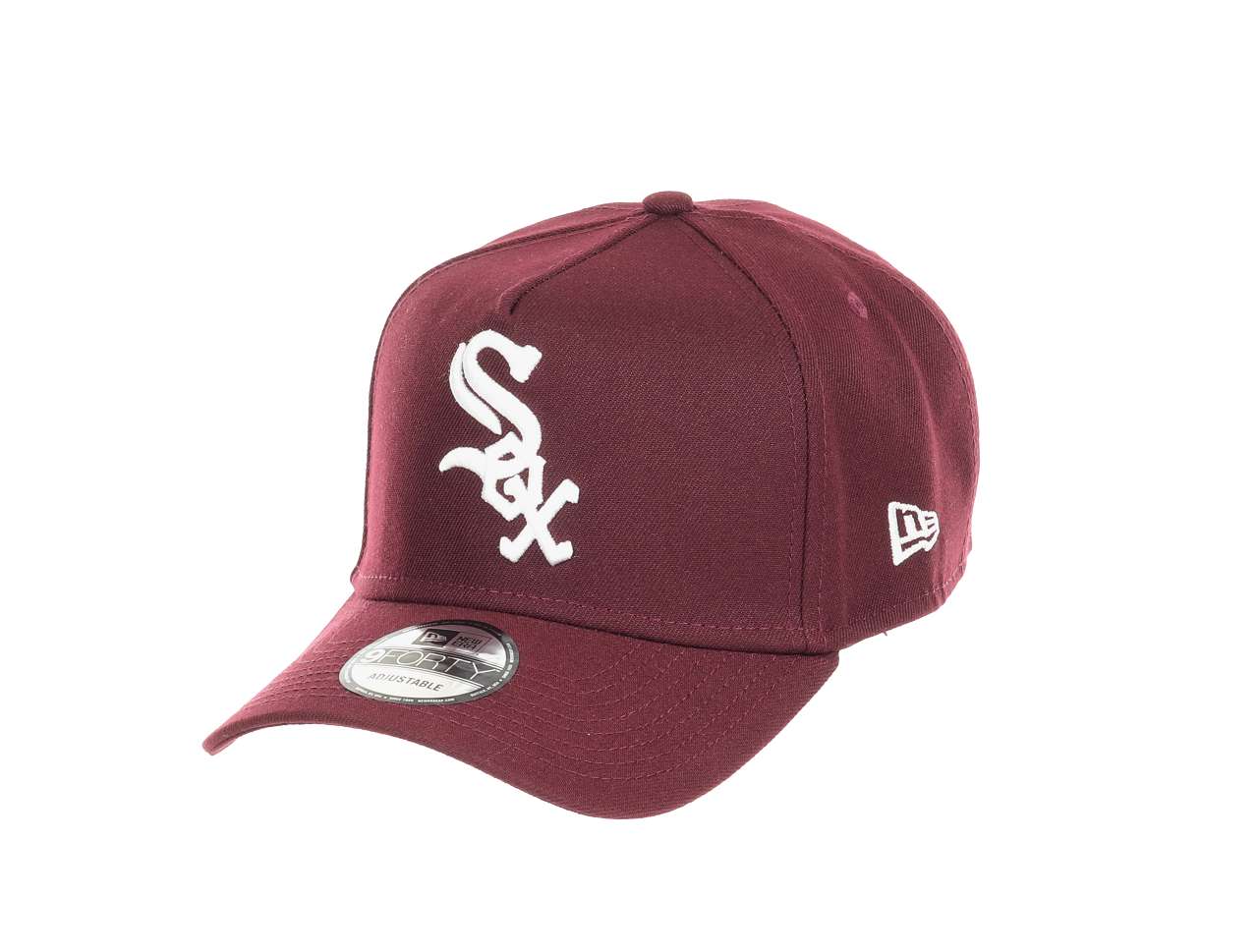 Chicago White Sox MLB Essential Maroon White 9Forty A-Frame Snapback Cap New Era