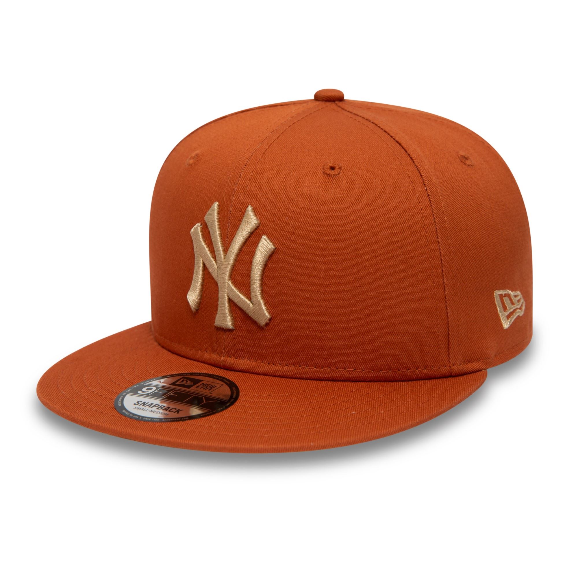 New York Yankees MLB Side Patch Brown 9Fifty Snaback Cap New Era