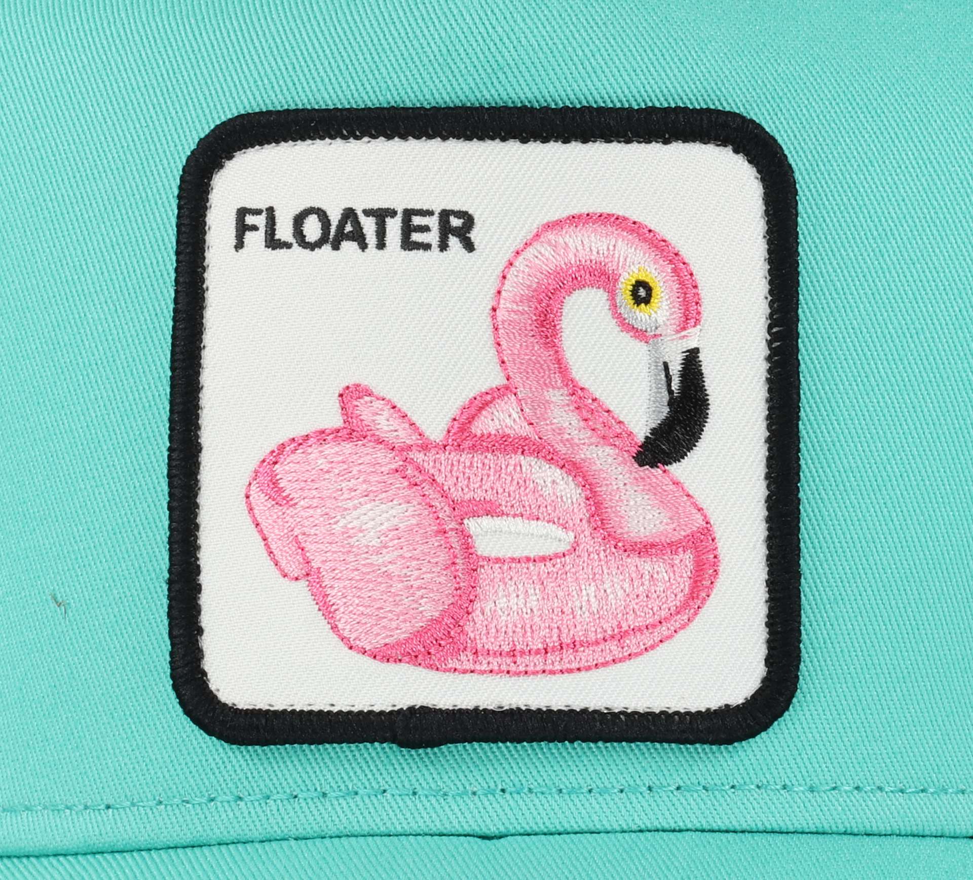Upper Decker Floater Flamingo Teal Adjustable A-Frame Trucker Cap Goorin Bros