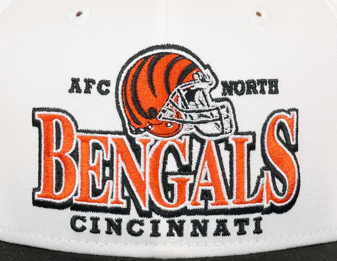 Cincinnati Bengals NFL Helmet Teamcolour White Black 9Fifty Snapback Cap New Era