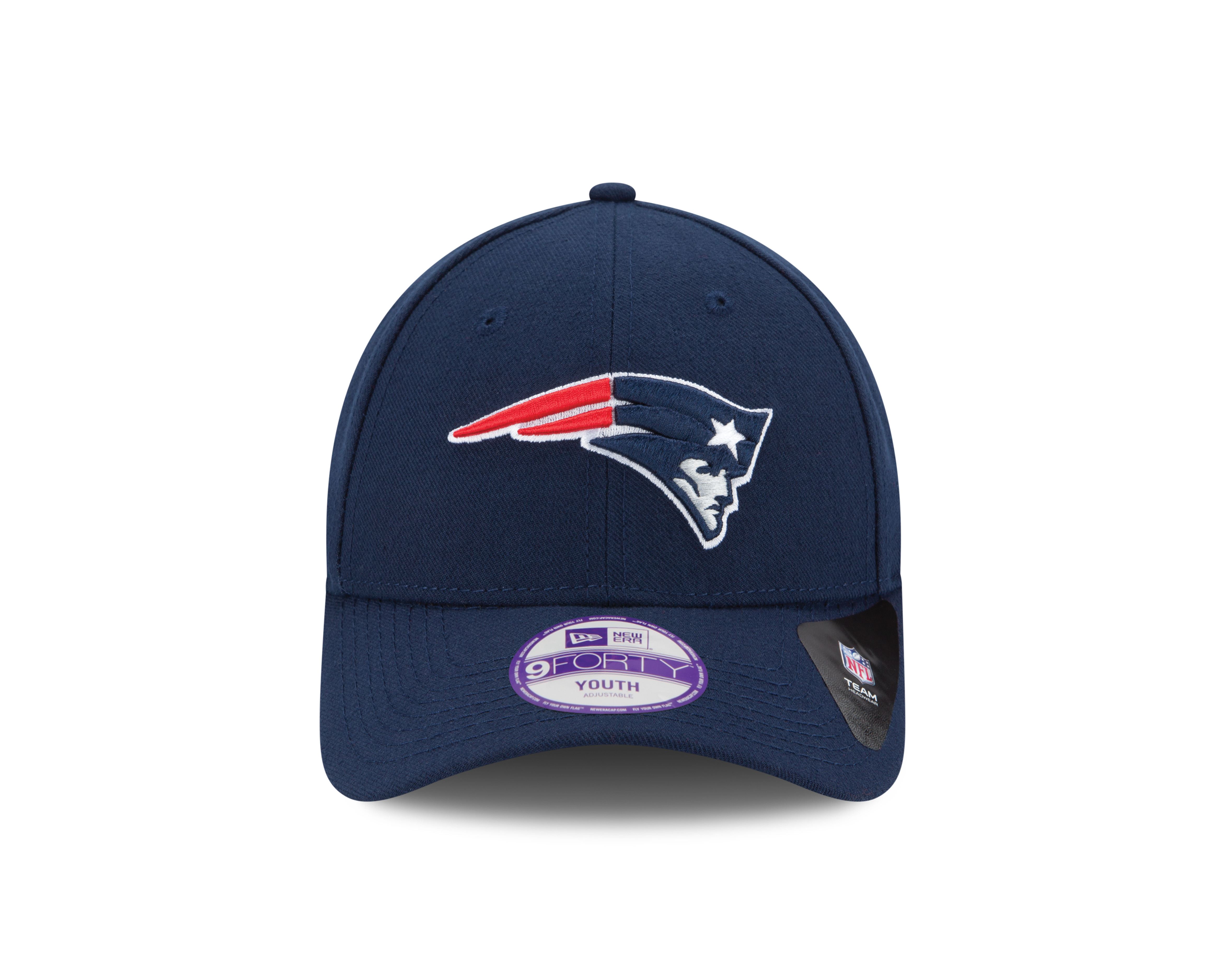 New England Patriots NFL The League Blau Verstellbare 9Forty Cap für Kinder New Era