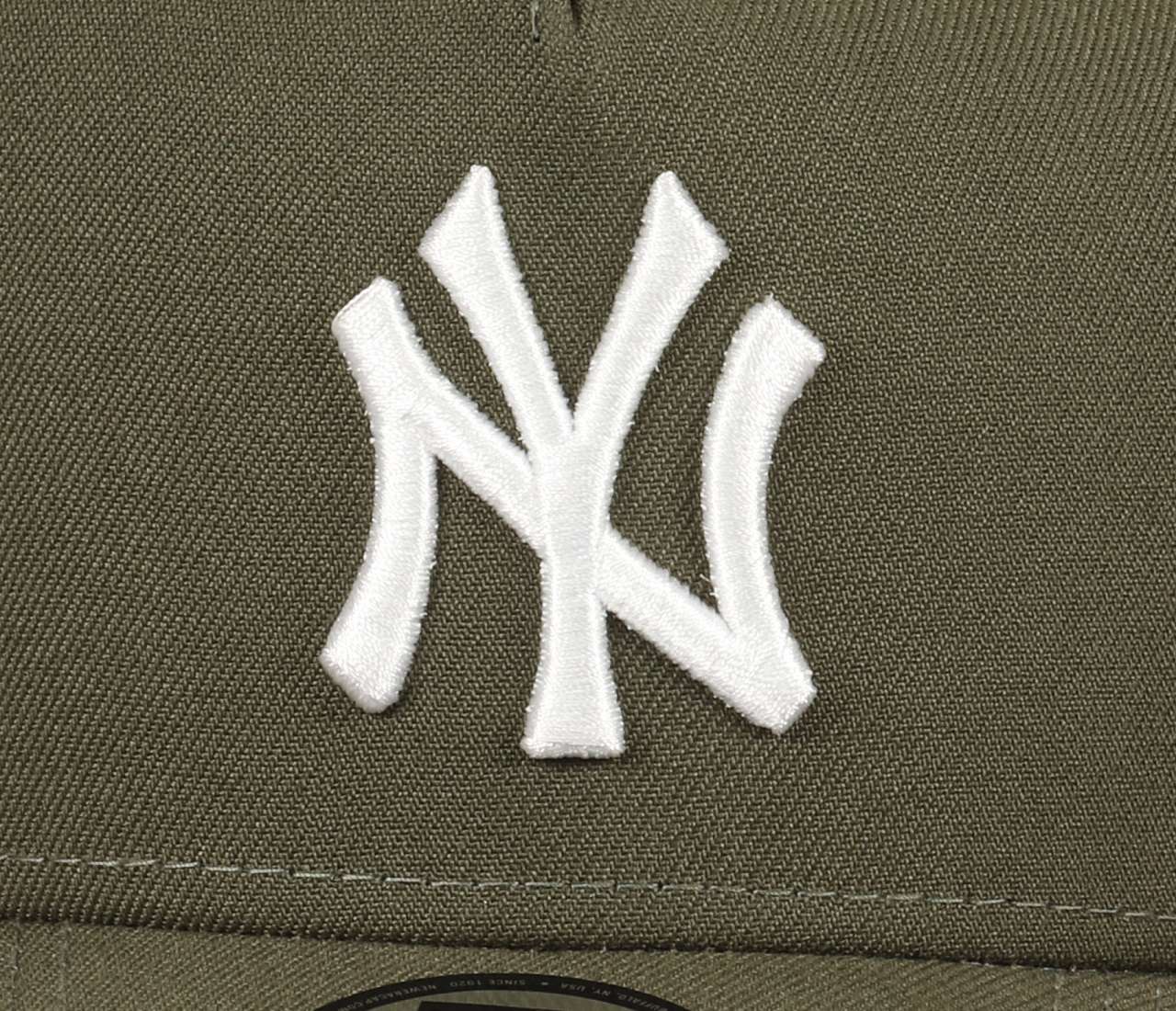 New York Yankees MLB World Series 1996 Sidepatch Cooperstown New Olive Forty A-Frame Snapback Cap New Era