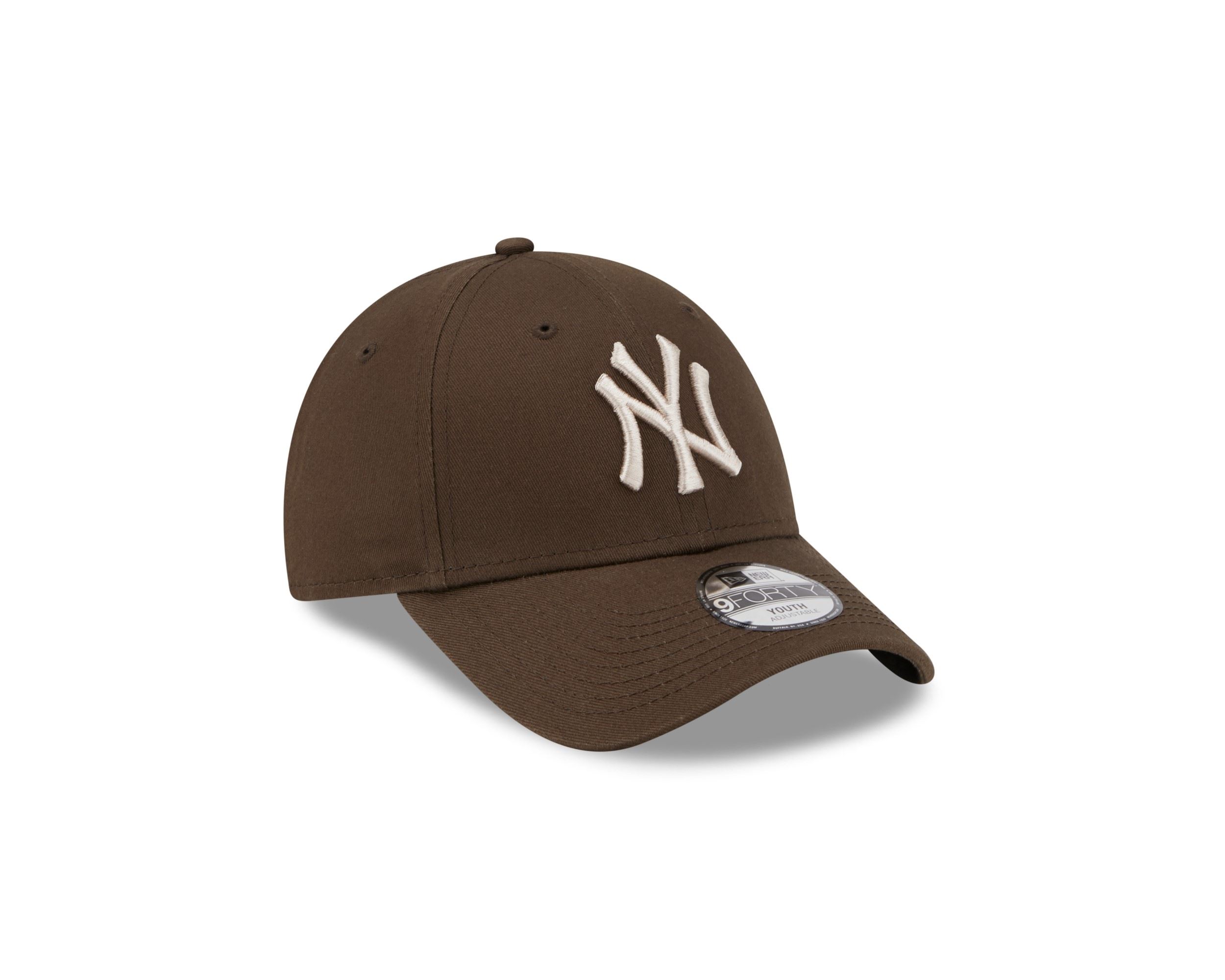 New York Yankees MLB League Essential Walnut 9Forty Adjustable Kids Cap New Era