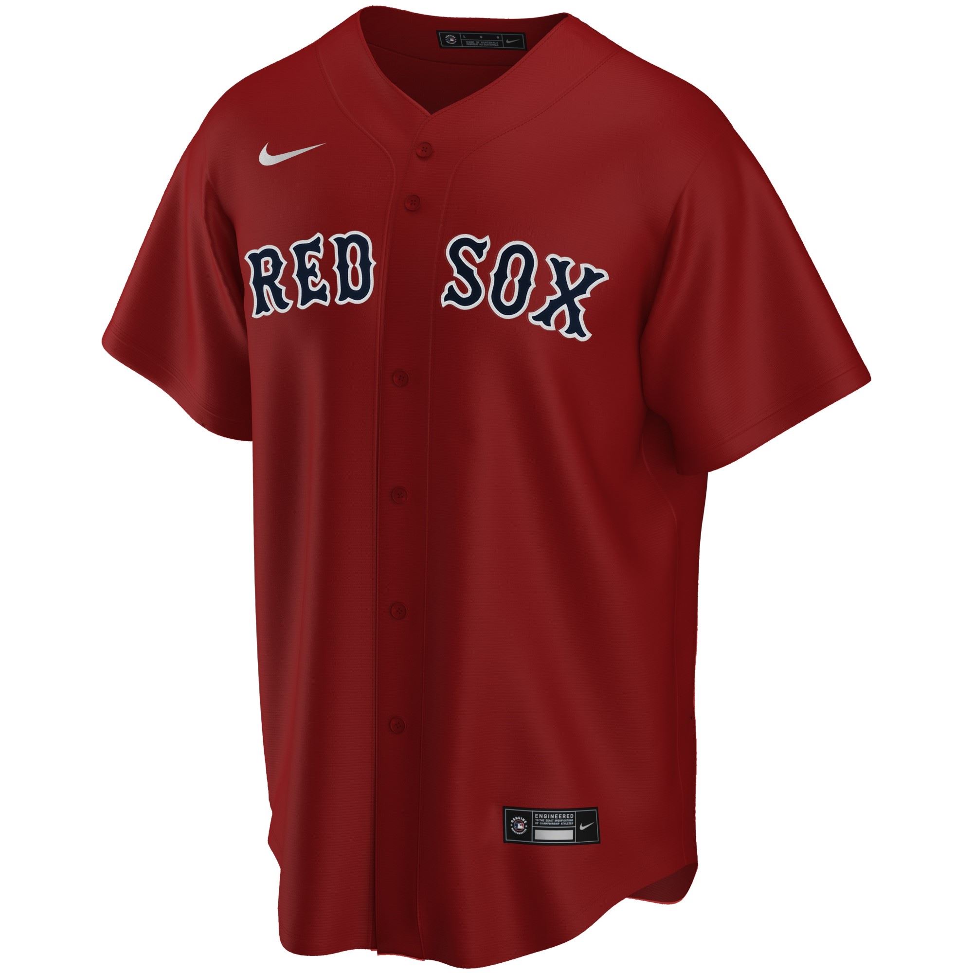 Boston Red Sox Official MLB Replica Alternate Jersey Scarlet Nike