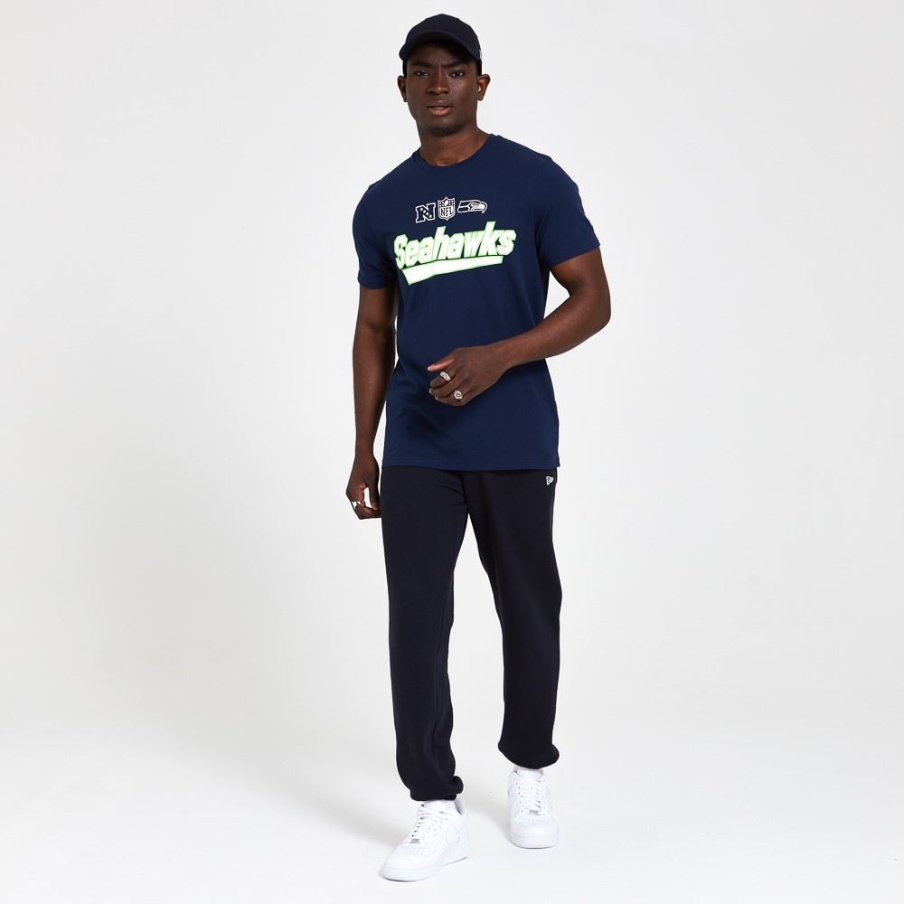 Seattle Seahawks NFL Wordmark T- Shirt New Era