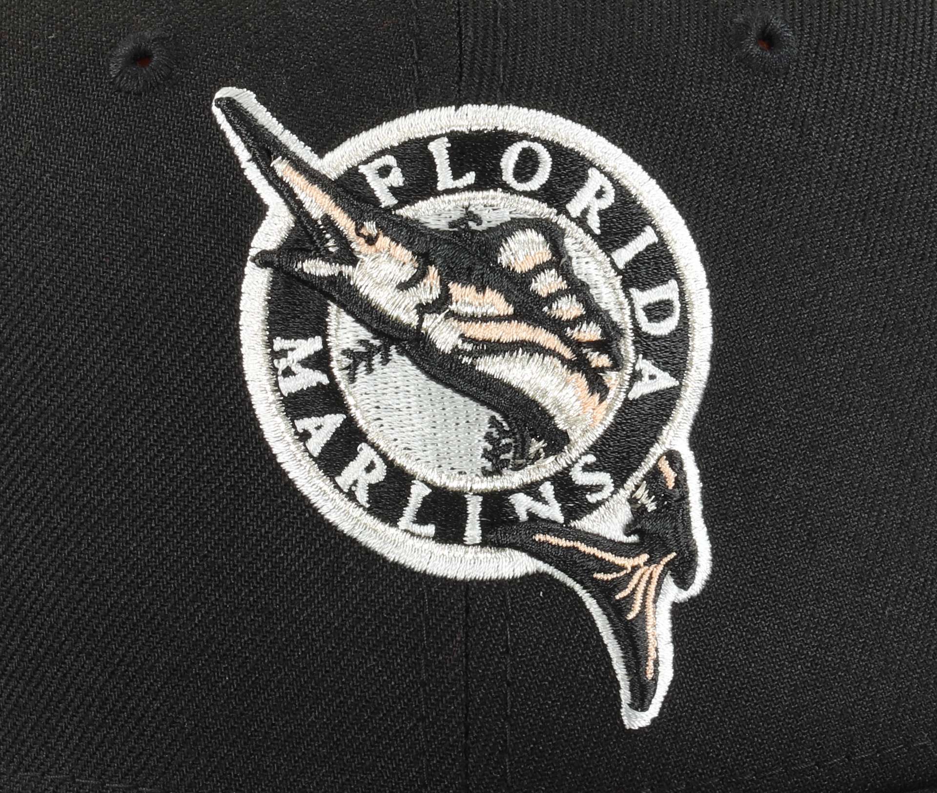 Florida Marlins MLB Side Patch World Series Black 59Fifty Basecap New Era