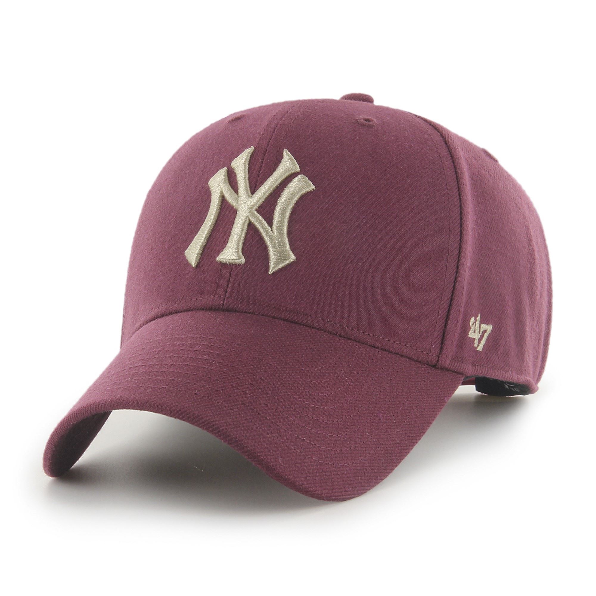 New York Yankees Dark Maroon MLB Most Value P. Snapback Cap '47