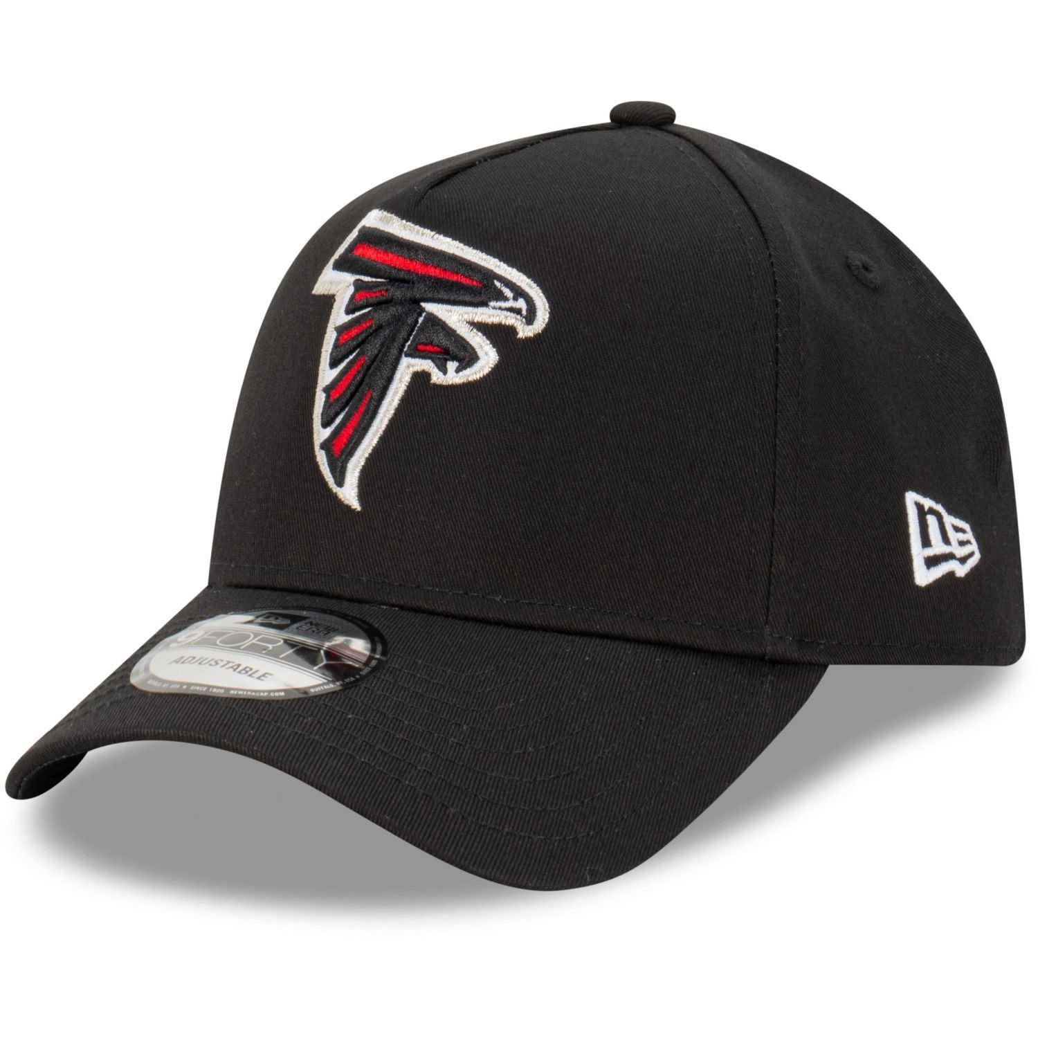 Atlanta Falcons NFL Evergreen Black 9Forty Adjustable A-Frame Cap New Era