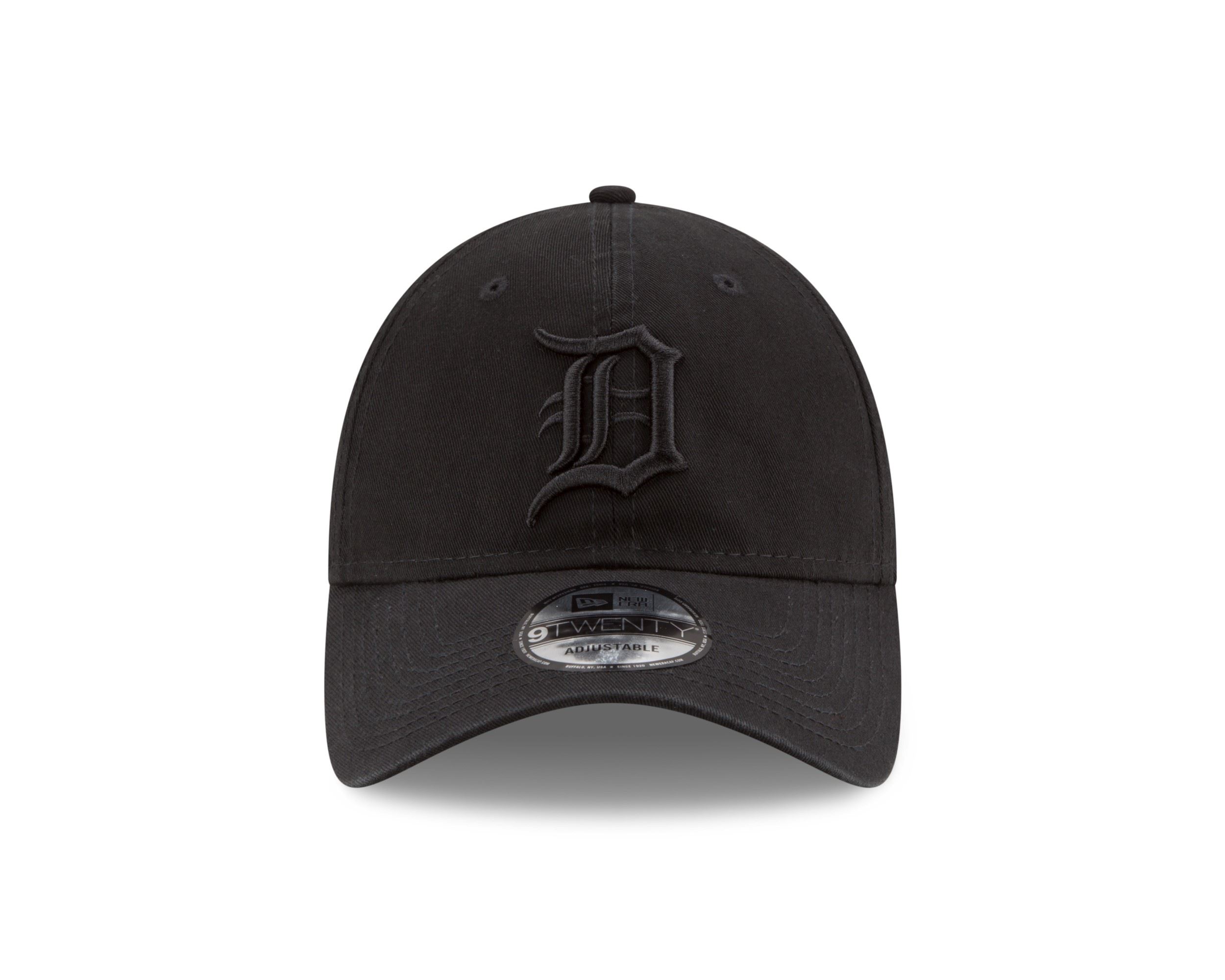 Detroit Tigers MLB Black On Black 9Twenty Cap New Era