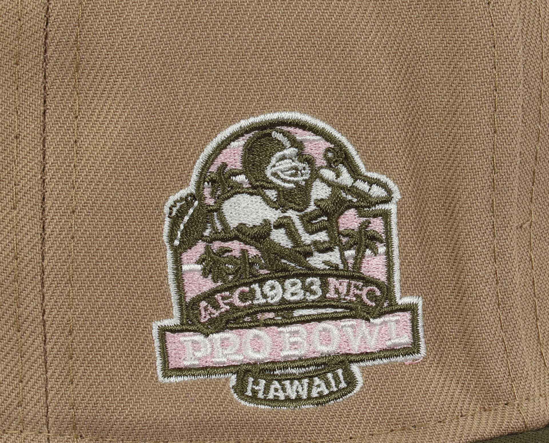 Detroit Lions NFL Pro Bowl Hawaii 1983 Sidepatch Camel Olive 59Fifty Basecap New Era