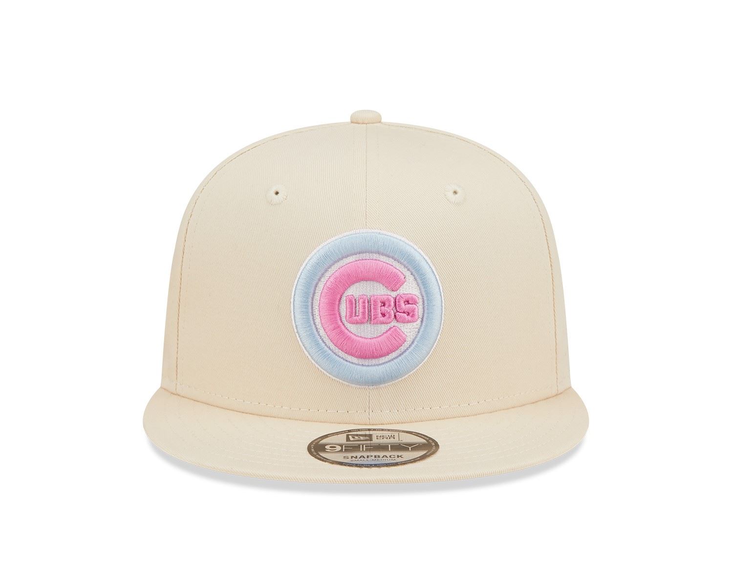 Chicago Cubs MLB Pastel Patch Cream 9Fifty Snapback Cap New Era