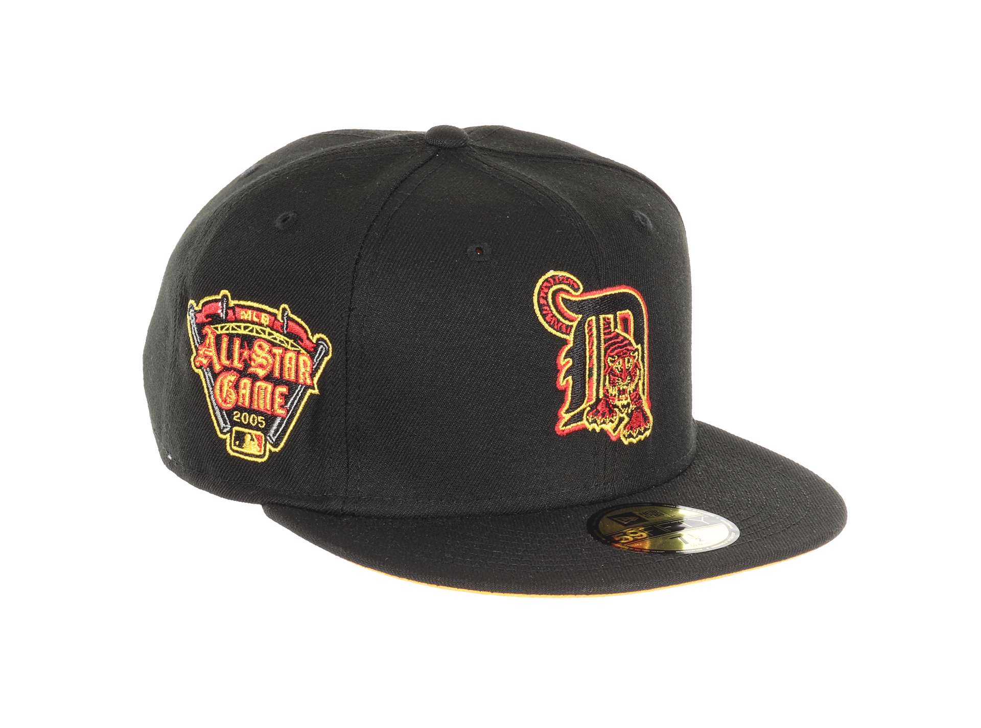 Detroit Tigers MLB Cooperstown All-Star Game 2005 Sidepatch Black 59Fifty Basecap New Era