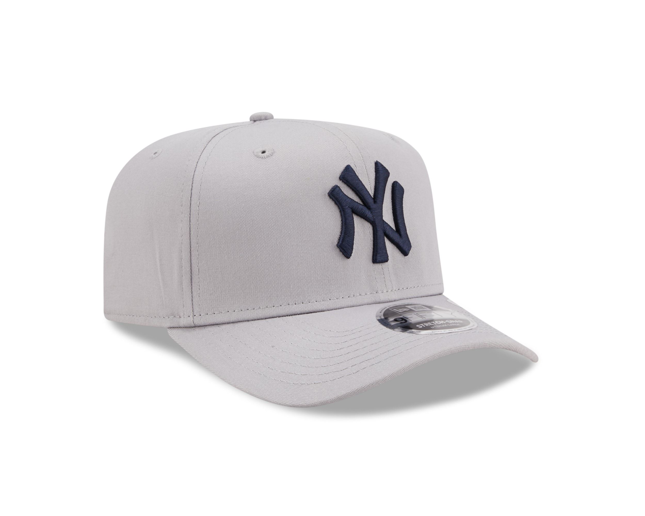 New York Yankees MLB Team Colour Grey 9Fifty Stretch Snapback Cap New Era