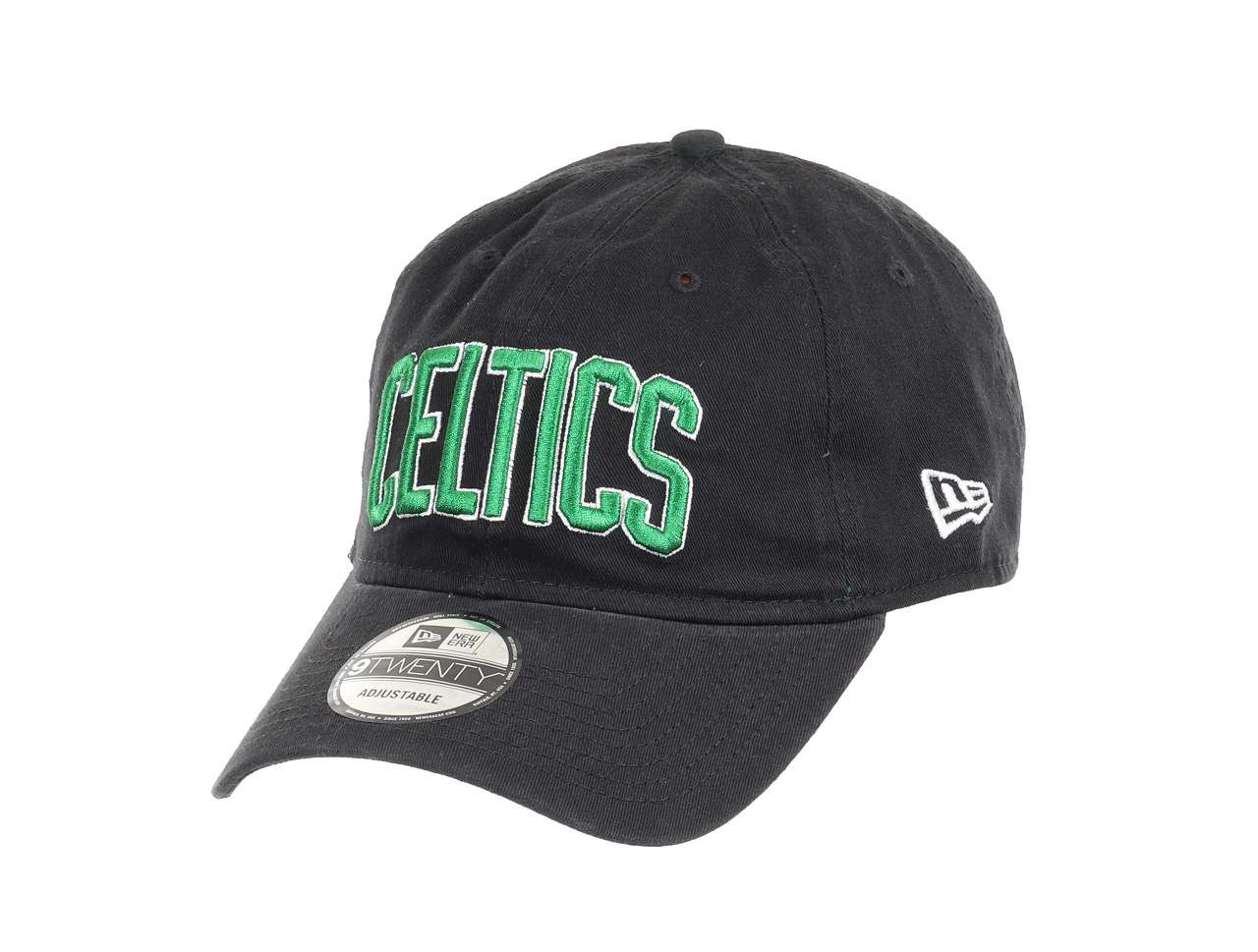 Boston Celtics NBA Team Black 9Twenty Unstructured Strapback Cap New Era