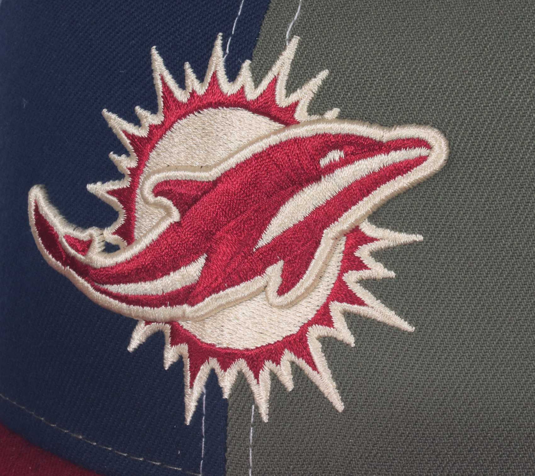 Miami Dolphins Red Olive Blue 9Fifty Snapback Cap New Era