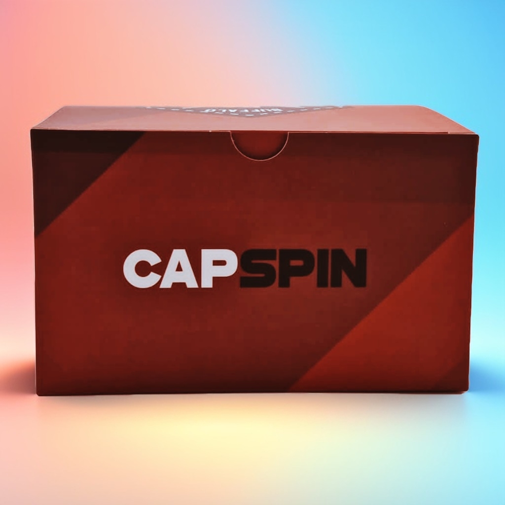 Exklusive Geschenkverpackungsbox mit Capspin und New Era Logo-Druck