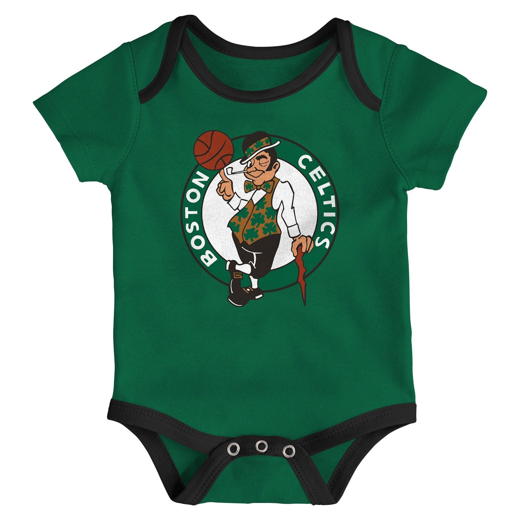 Boston Celtics NBA Newborn 3PK Bodysuit Outerstuff