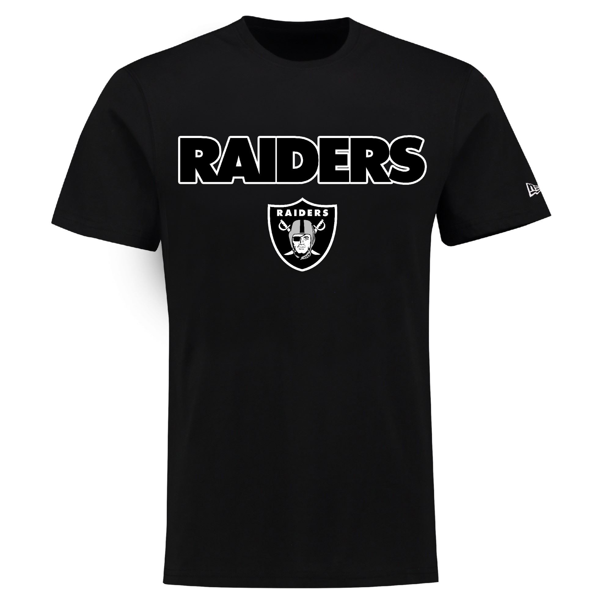 Las Vegas Raiders Stacked Logo T-Shirt New Era