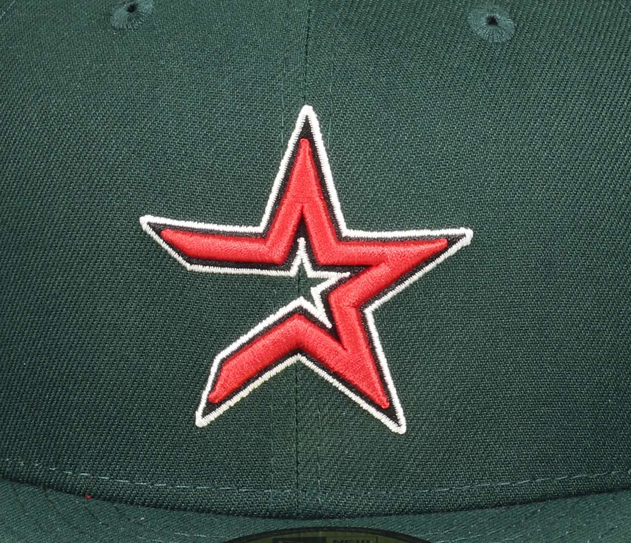 Houston Astros MLB 40 Years Anniversary Sidepatch Green Poly Scarlet 59Fifty Basecap New Era