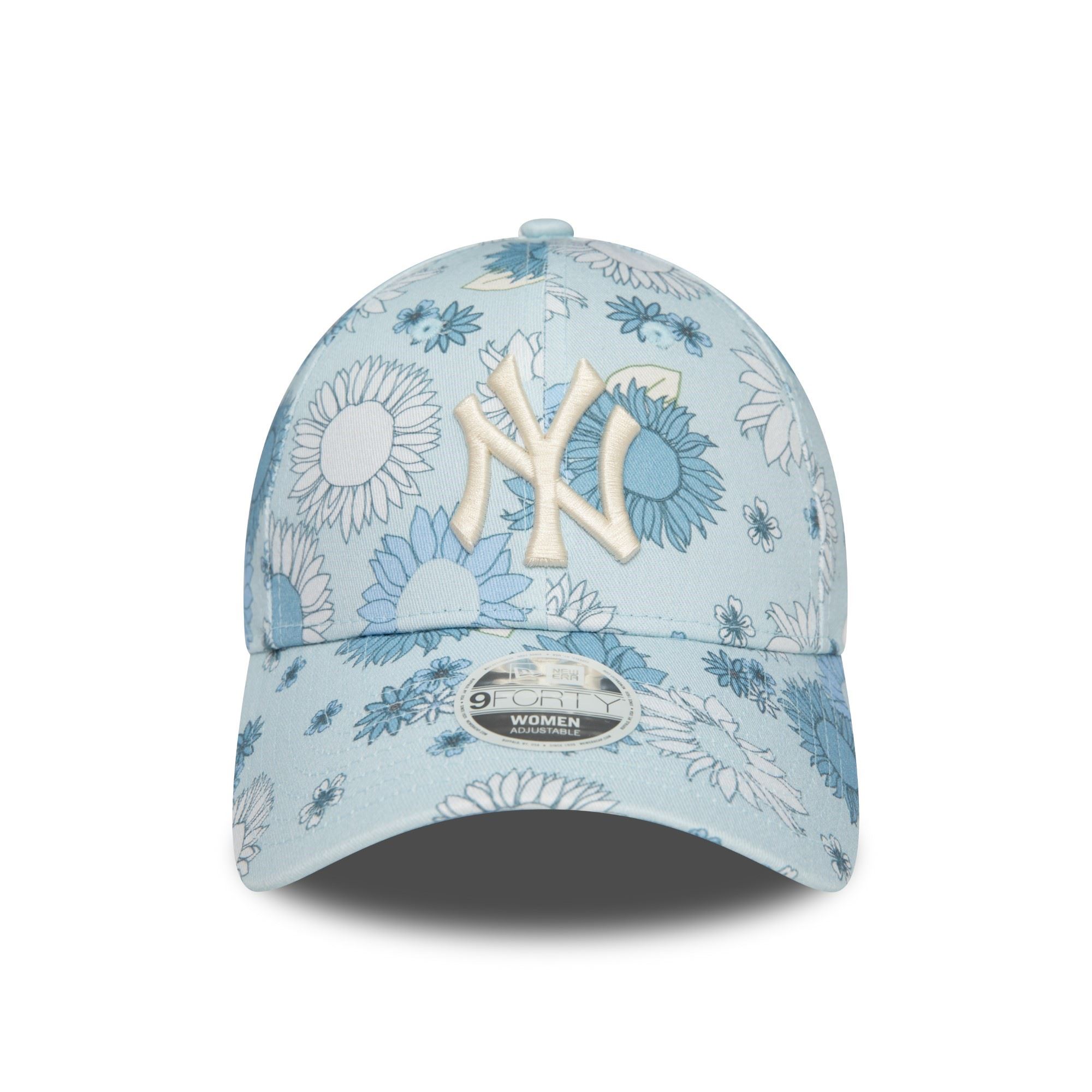 New York Yankees MLB Floral Blau 9Forty Verstellbare Damen Cap New Era