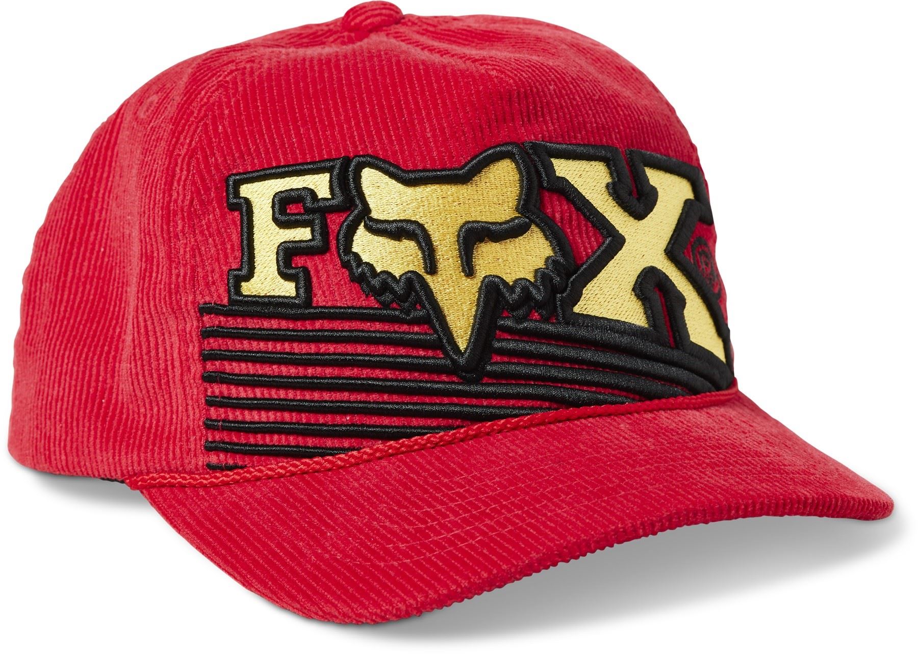 Burm Flame Red Snapback Hat Fox Racing
