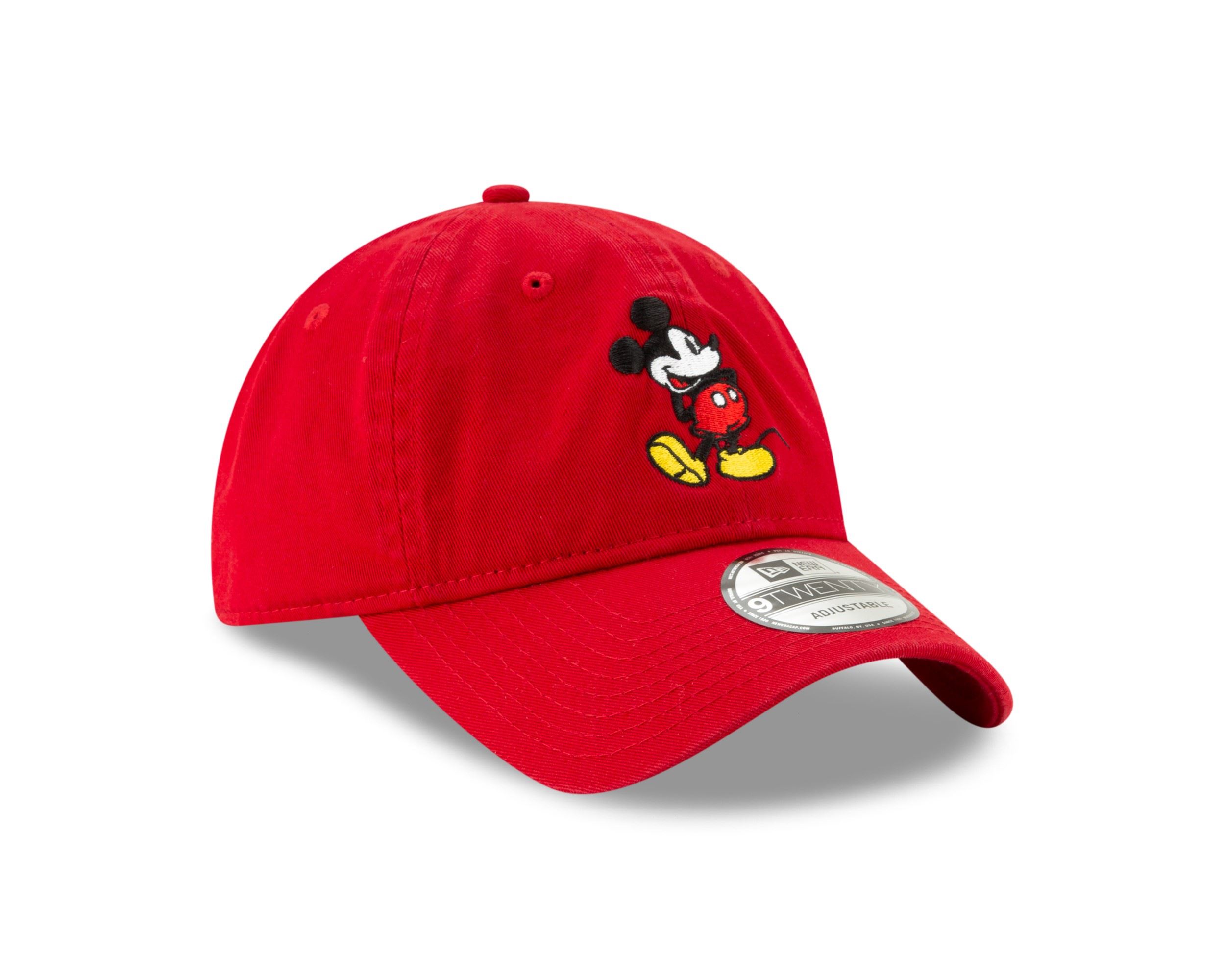 Mickey Mouse Characater Red 9Twenty Unstructured Strapback Cap New Era