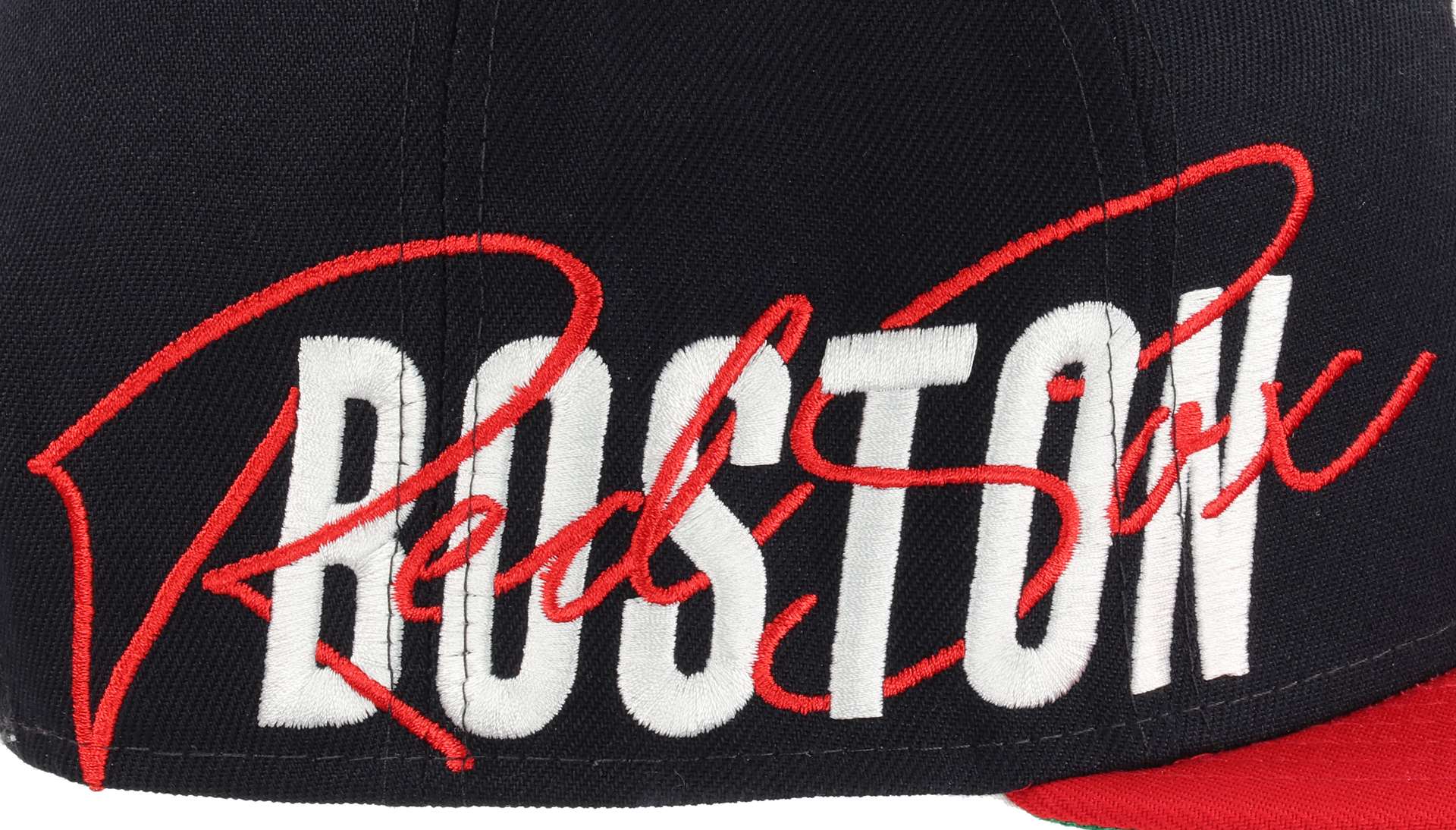 Boston Red Sox Sidefont Navy / Red 9Fifty Snapback Cap New Era