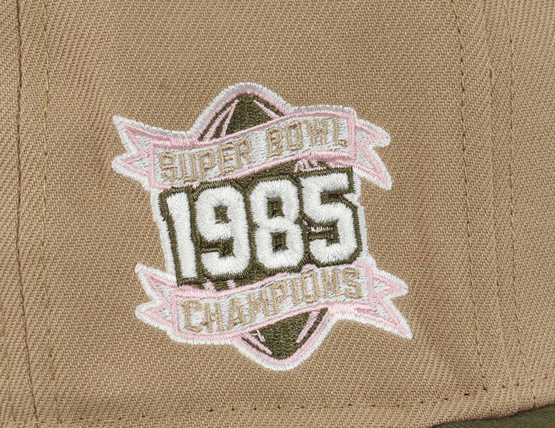 Chicago Bears NFL Superbowl 1985 Champions Sidepatch Camel Olive 59Fifty Basecap New Era