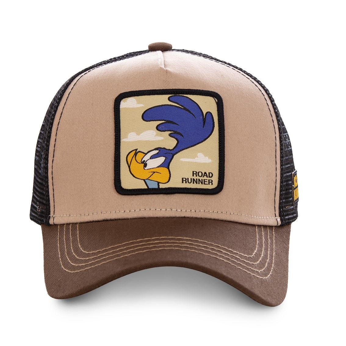 Roadrunner Looney Tunes Brown Trucker Cap Capslab