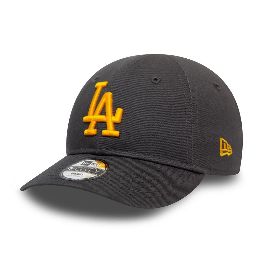 Los Angeles Dodgers League Essential Grey 9Forty Adjustable Infant Cap New Era