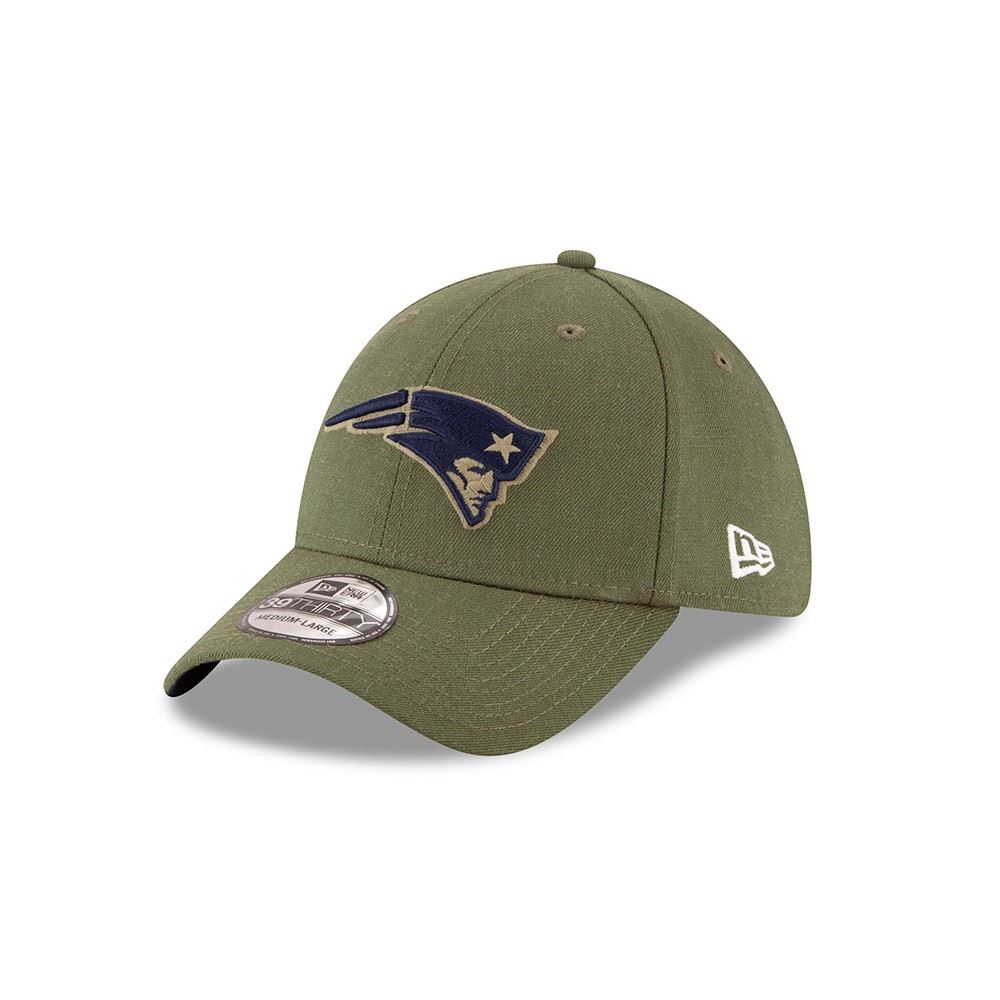 New England Patriots NFL On Field 2018 Salute to Service 39Thirty Stretch Cap New Era