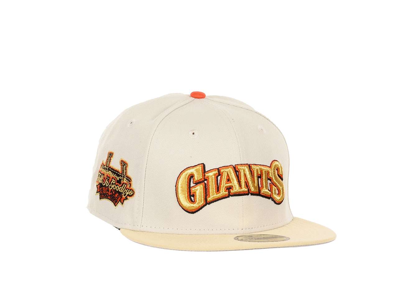 San Francisco Giants MLB Tell it Goodbye Stadium Sidepatch Cooperstown Stone Vegas Gold 59Fifty Basecap New Era