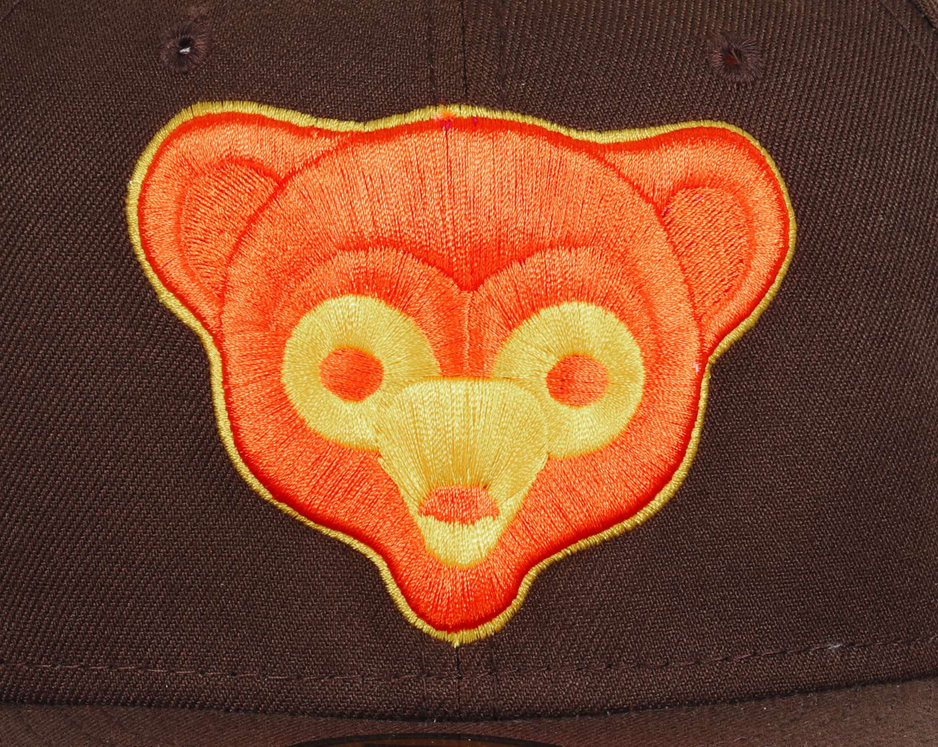 Chicago Cubs MLB Cooperstown Chicago Walnut Orange  59Fifty Basecap New Era