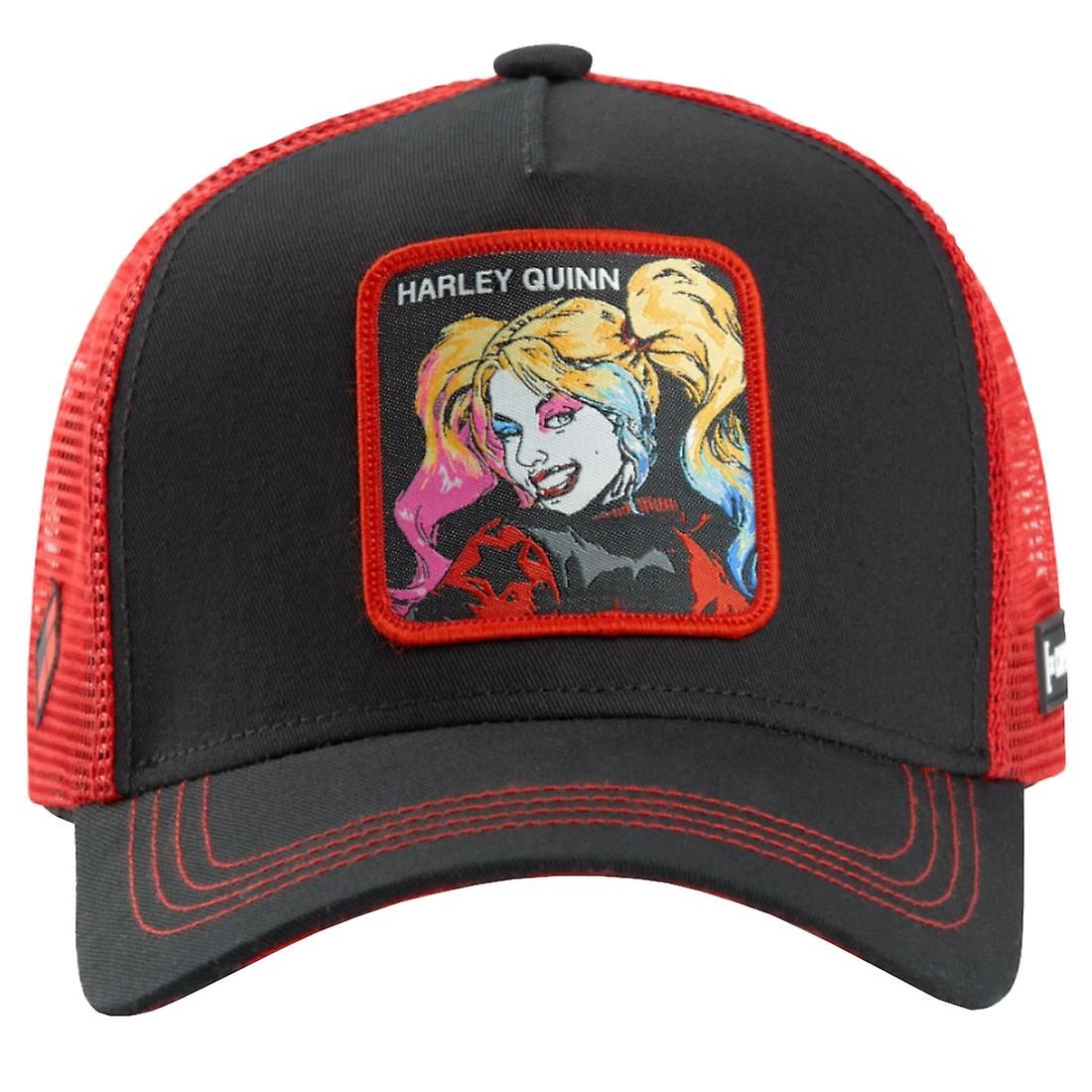 Harley Quinn Black Wonder Woman Trucker Cap Capslab