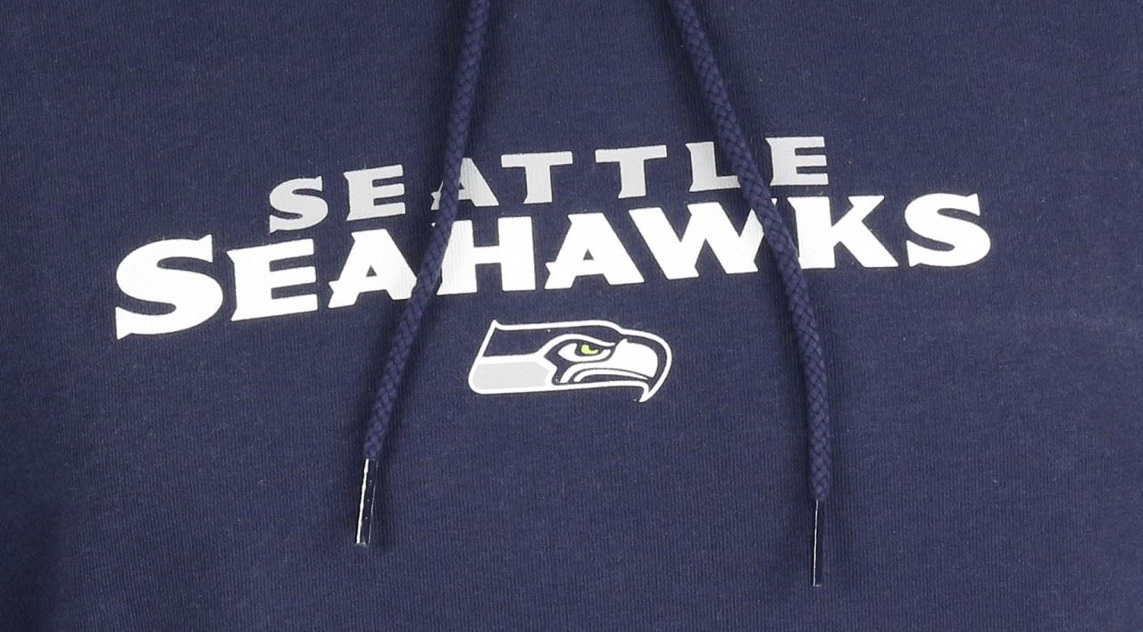 Seattle Seahawks Big Logo Back Hoody New Era 