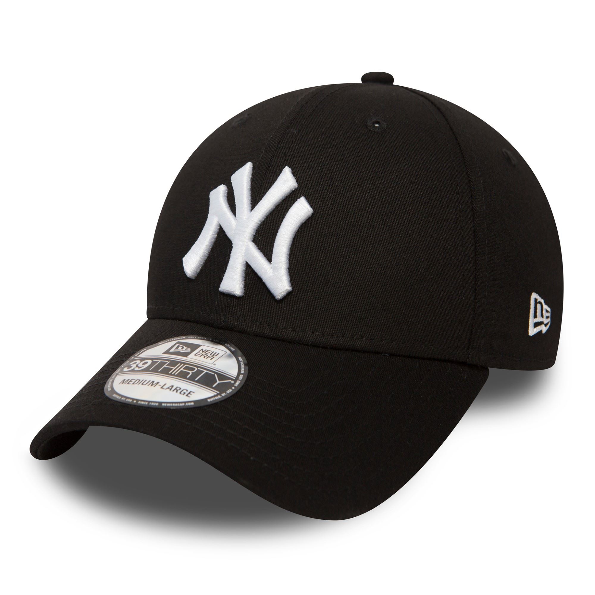 New York Yankees MLB Classic Black White 39Thirty Stretch Cap New Era