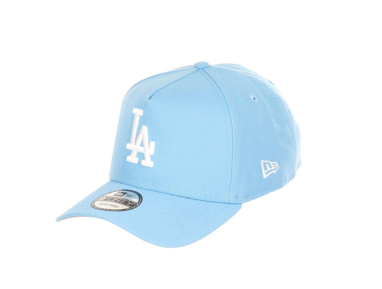 Los Angeles Dodgers MLB Sky Blue White  9Forty A-Frame Snapback Cap New Era