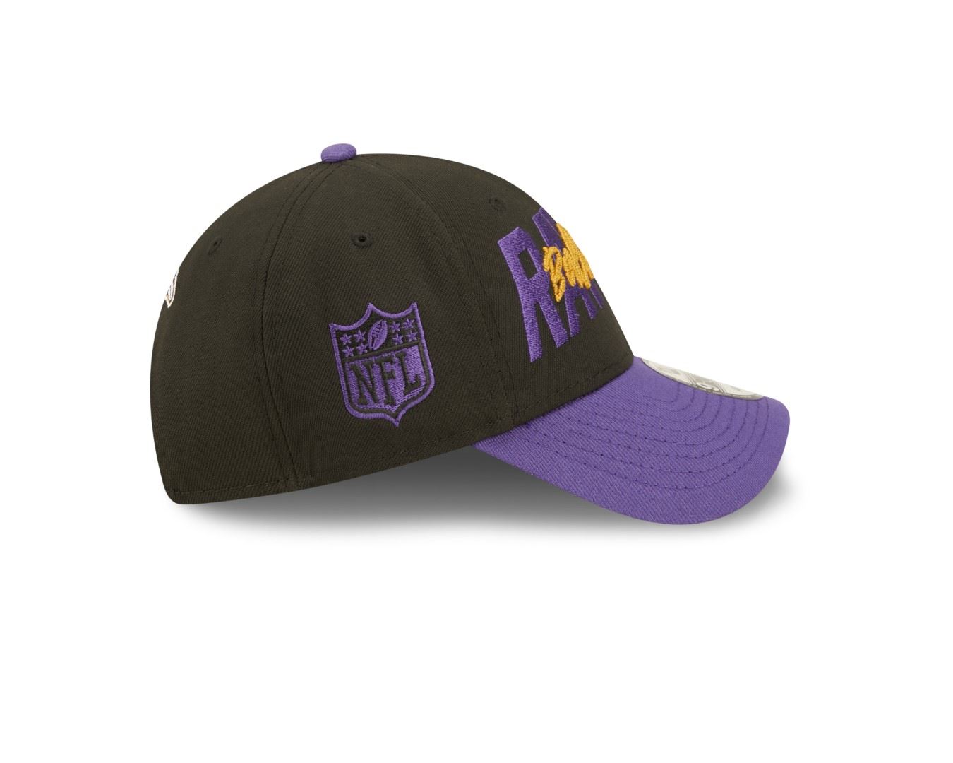 Baltimore Ravens 2022 NFL Draft Black Purple 9Forty Snapback Cap New Era