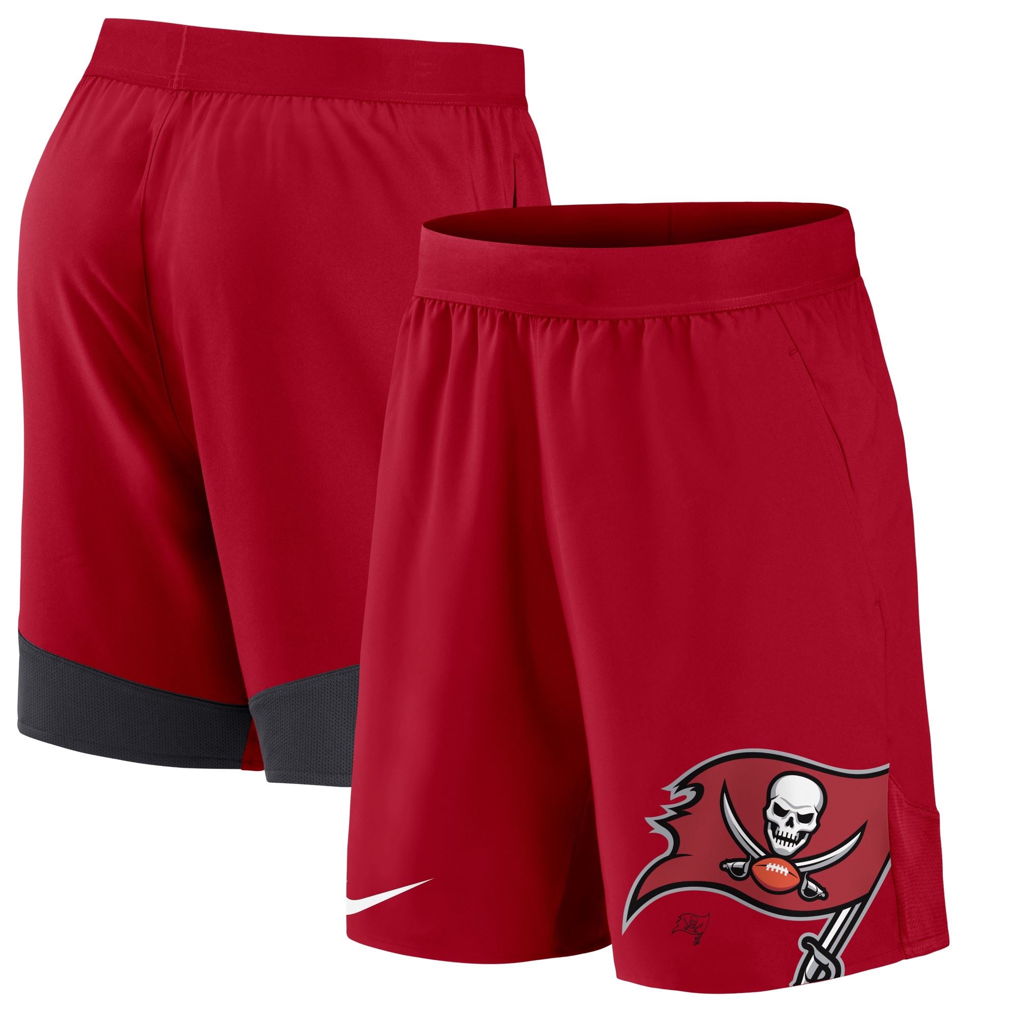 Tampa Bay Buccaneers NFL Stretch Woven Short Gym Red / Anthracite Hose Nike