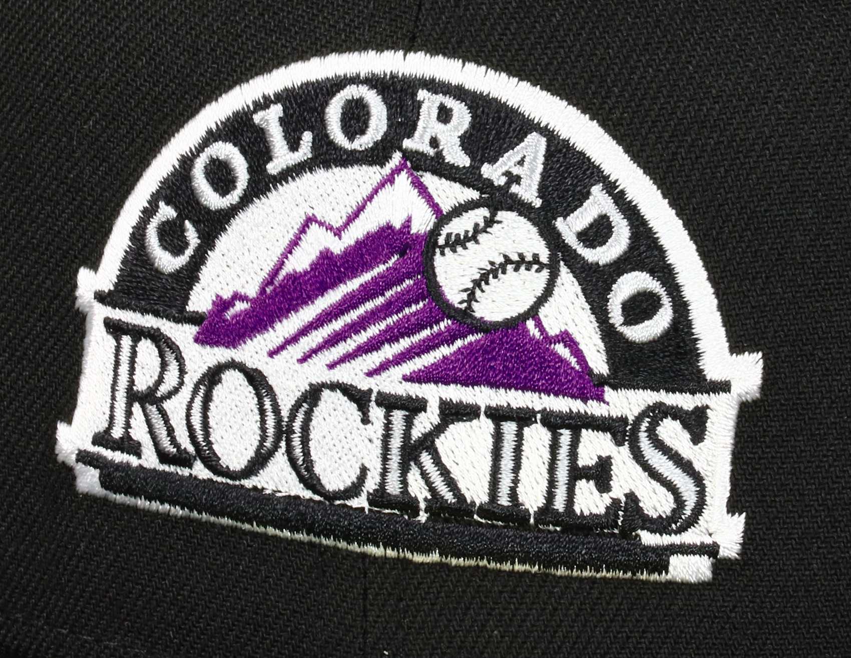 Colorado Rockies MLB Inagural Year 1993 Black 59Fifty Basecap New Era