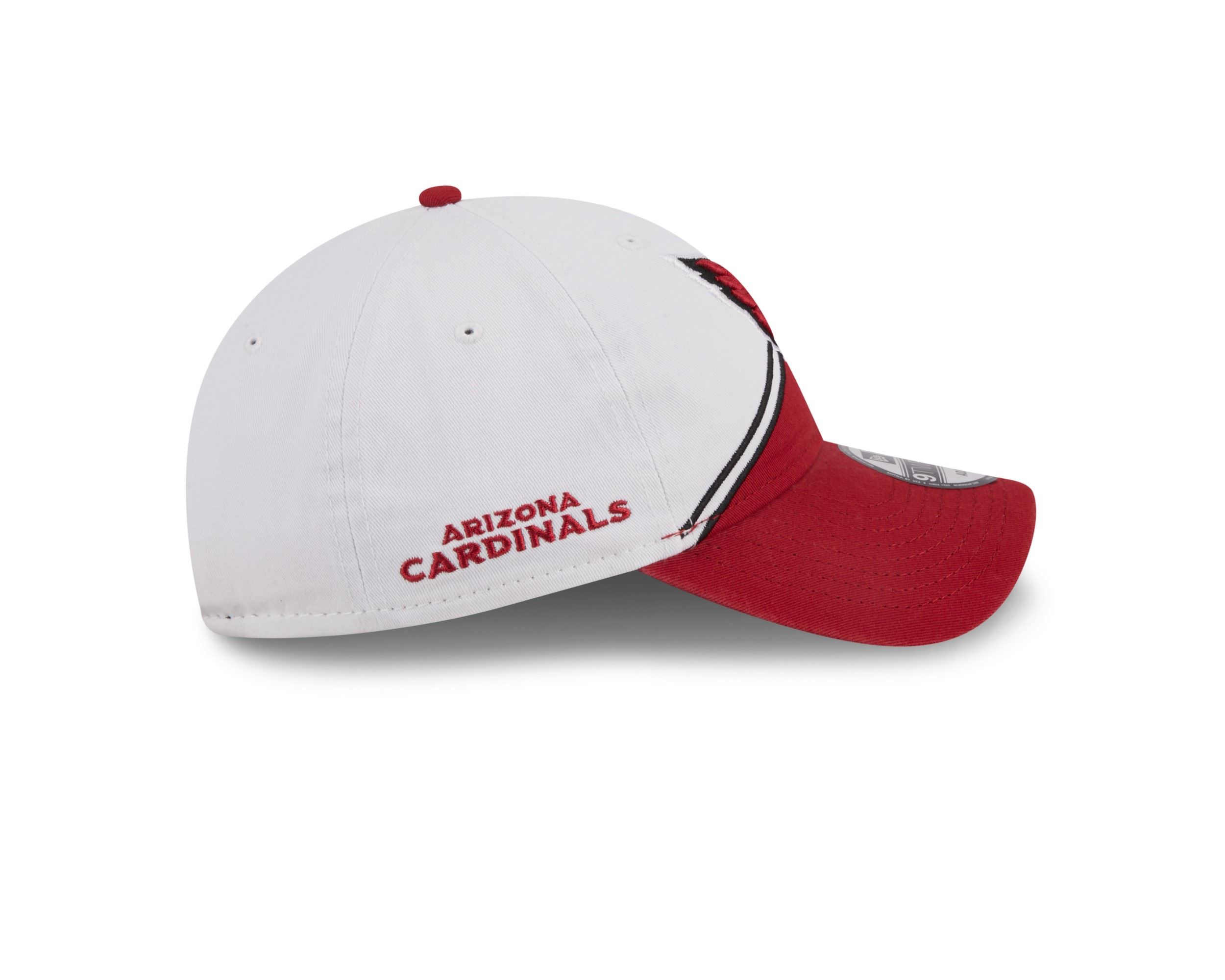 Arizona Cardinals NFL 2023 Sideline White Red 9Twenty Unstructured Strapback Cap New Era