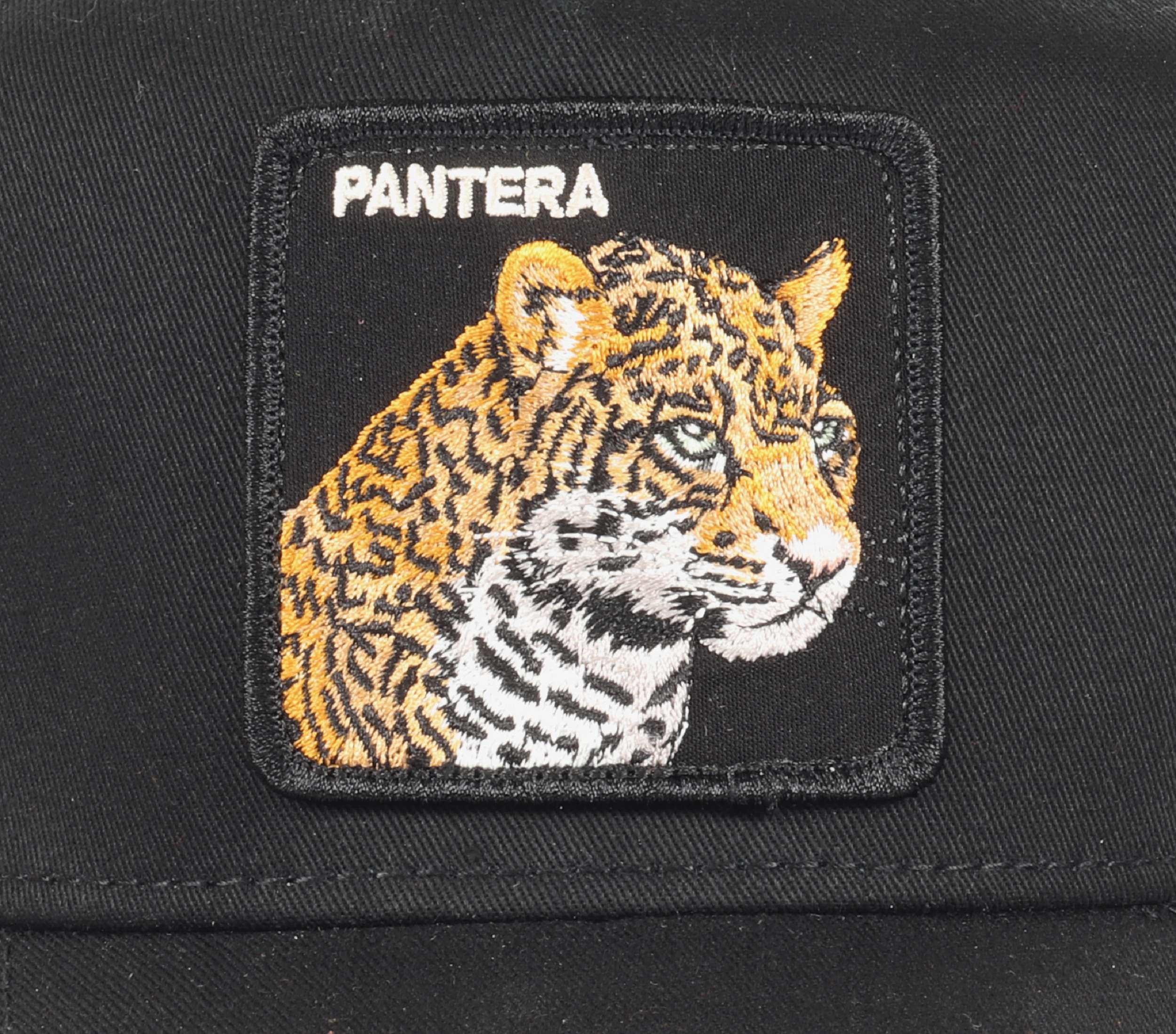 Pantera Leopard Black Adjustable Trucker Cap Goorin Bros
