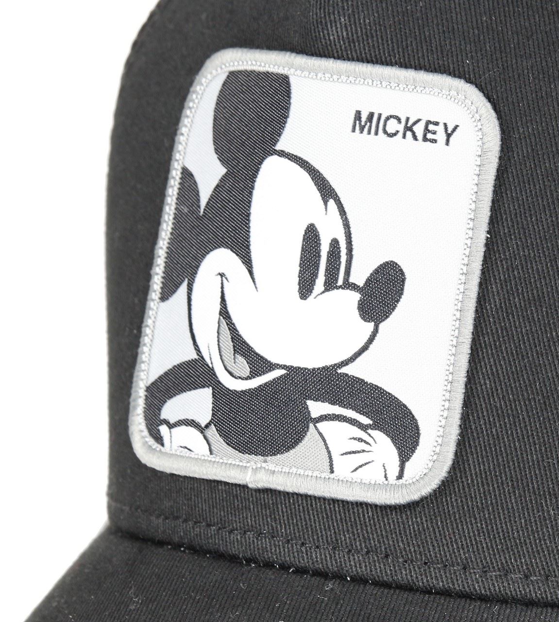 Mickey Mouse Walt Disney Black Trucker Cap Capslab