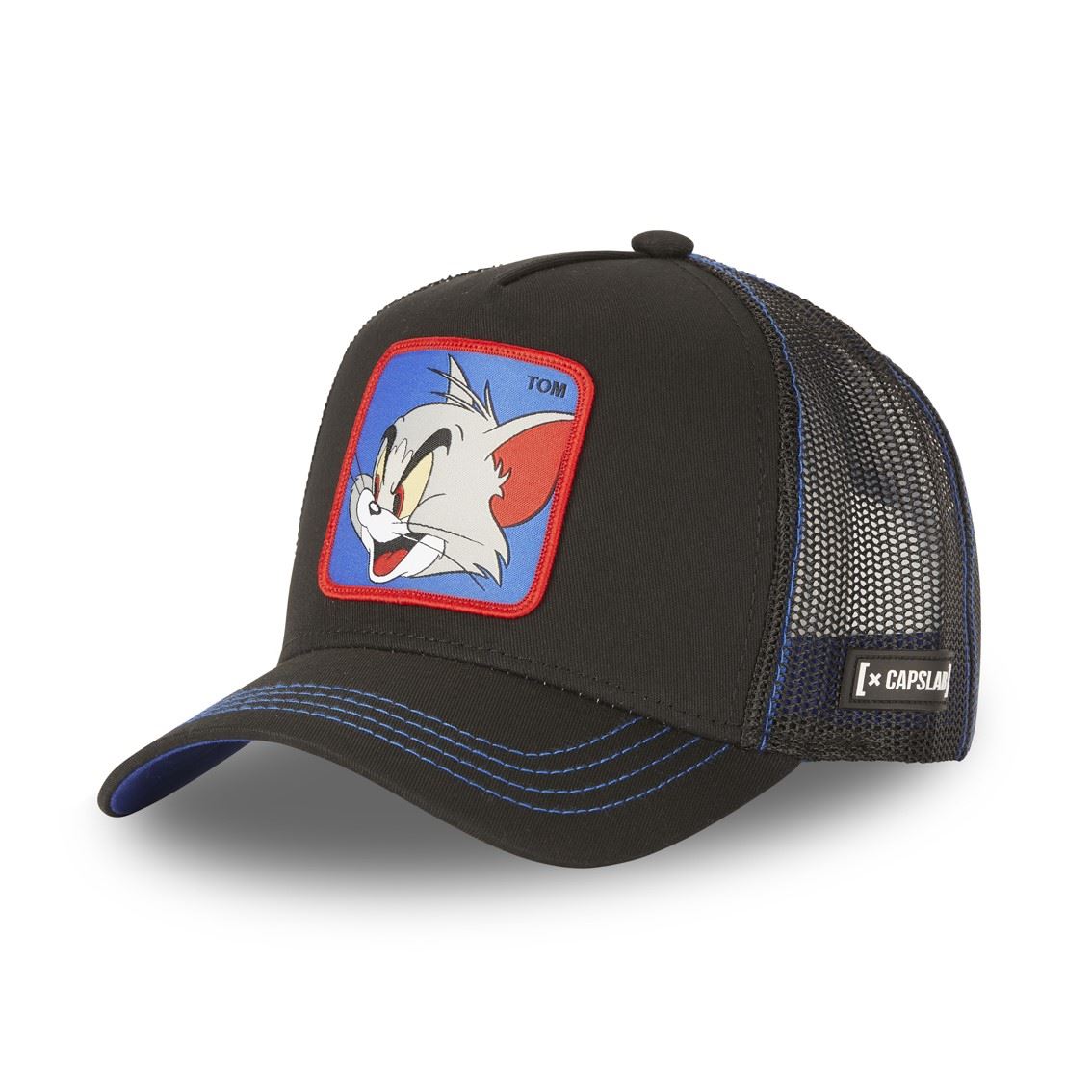 Tom Black Blue Tom and Jerry Trucker Cap Capslab