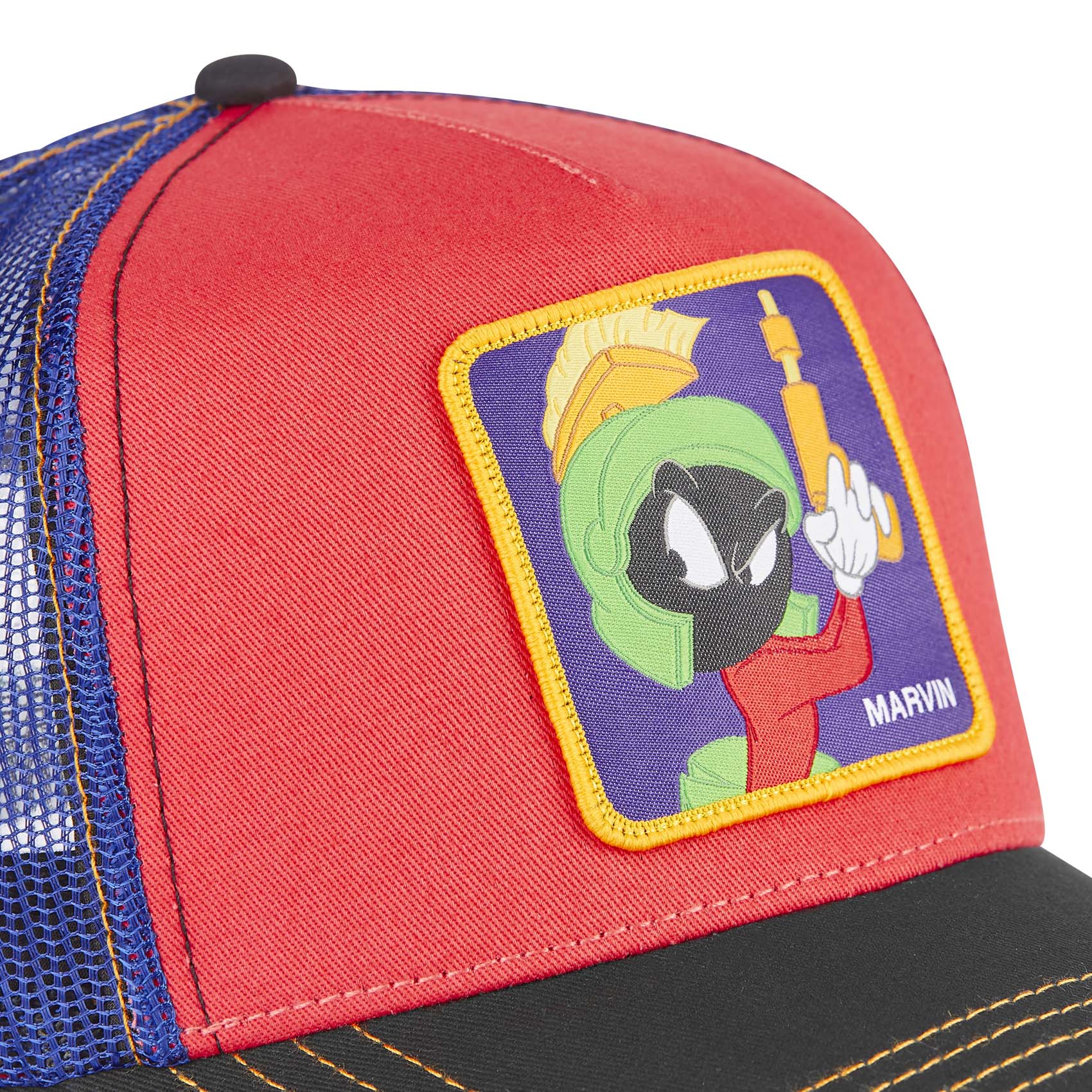 Marvin the Martian Looney Tunes Red Blue Black Trucker Cap Capslab